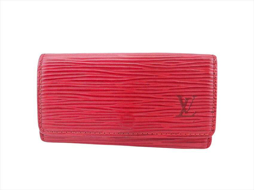 Louis Vuitton Key holder M63827 Castilian Red Key Chain L4021
