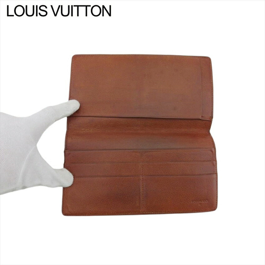 Louis Vuitton Bill Compartment M62223 Porto Sequier Brown Beige Handbag
