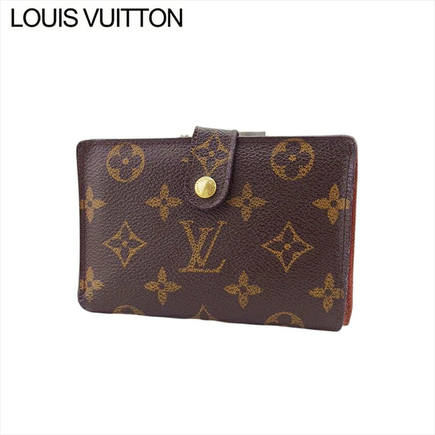 Louis Vuitton Bifold M61663 Portonevie Vienova Brown Wallet Case L4076