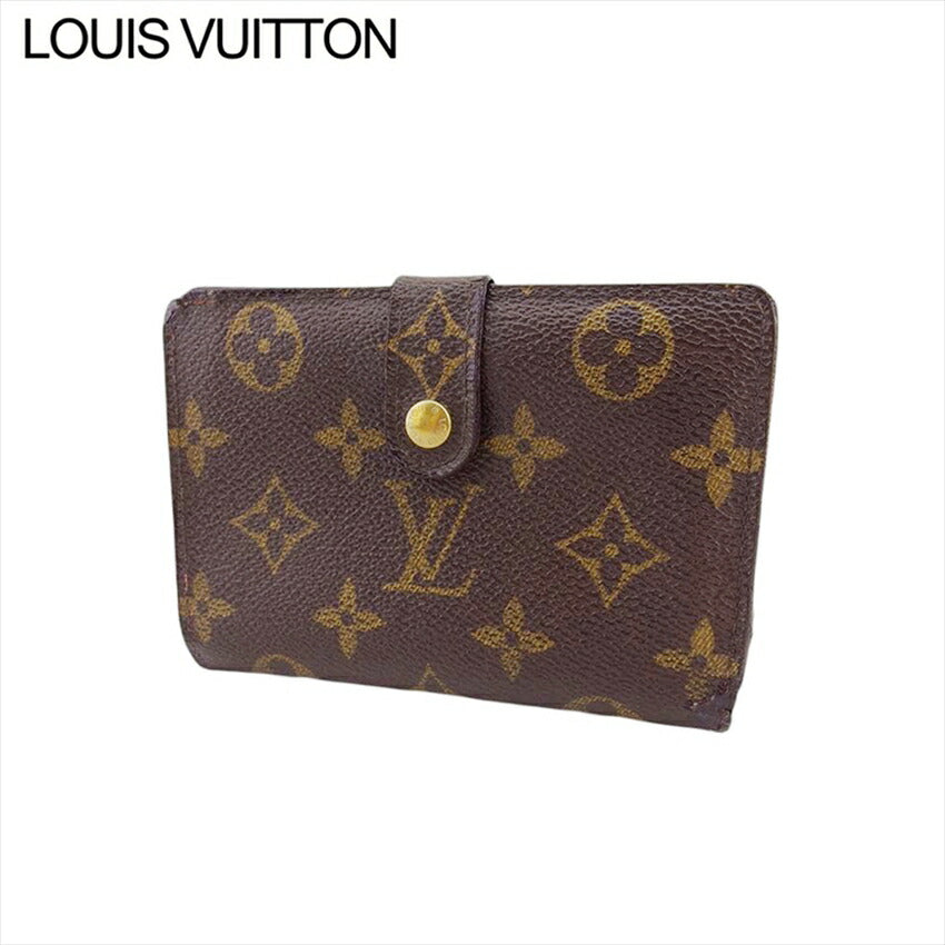 Louis Vuitton Bifold M61663 Portonevie Vienova Brown Wallet Case