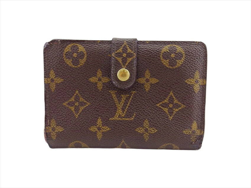 Louis Vuitton Bifold M61663 Portonevie Vienova Brown Wallet Case