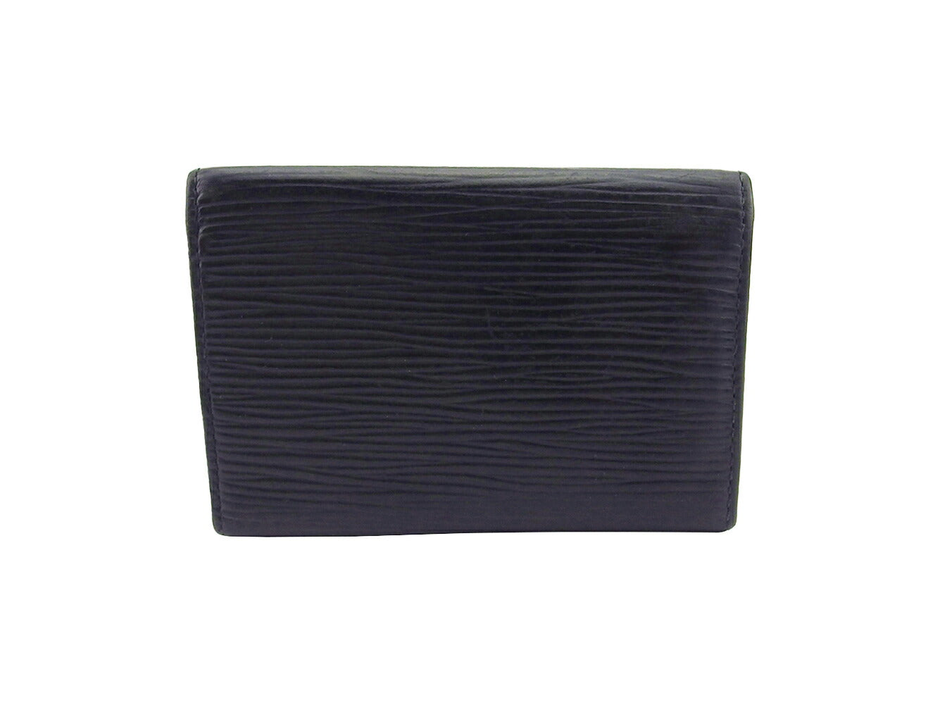 Louis Vuitton Key holder Epi Black Silver Key Chain