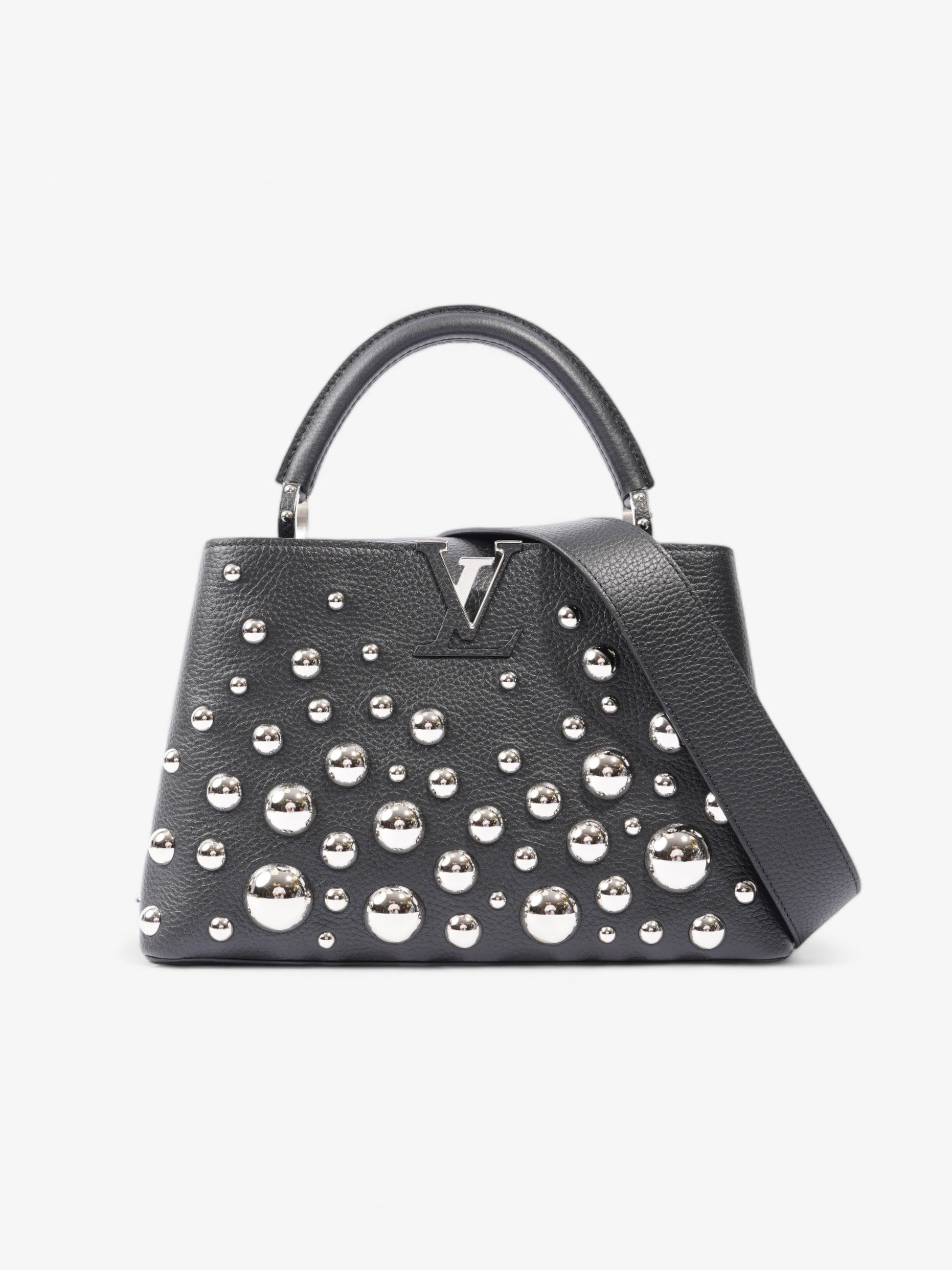 Louis Vuitton X Yayoi Kusama Narcissus Garden Leather Black Capucines Hat