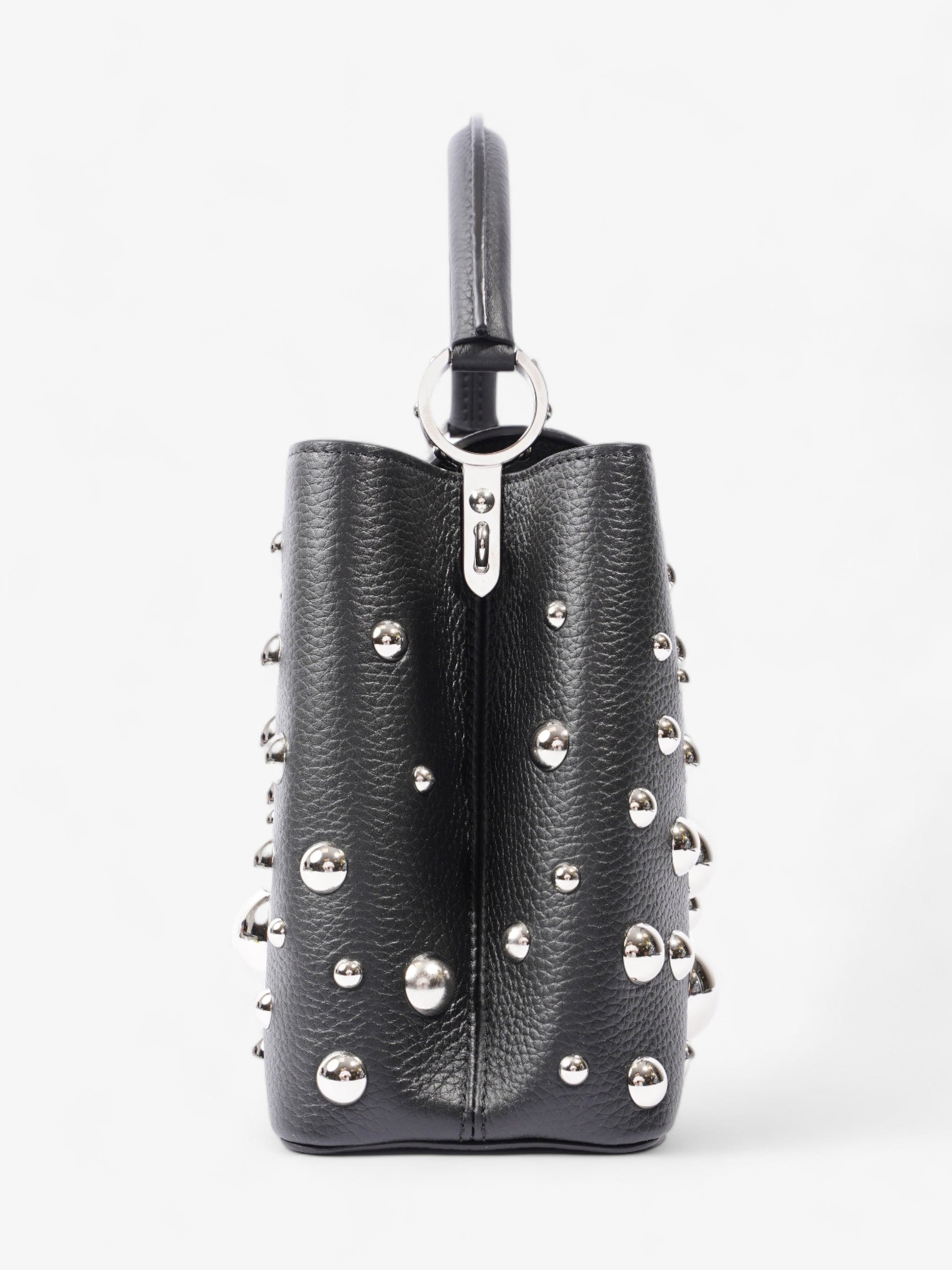 Louis Vuitton X Yayoi Kusama Narcissus Garden Leather Black Capucines Hat