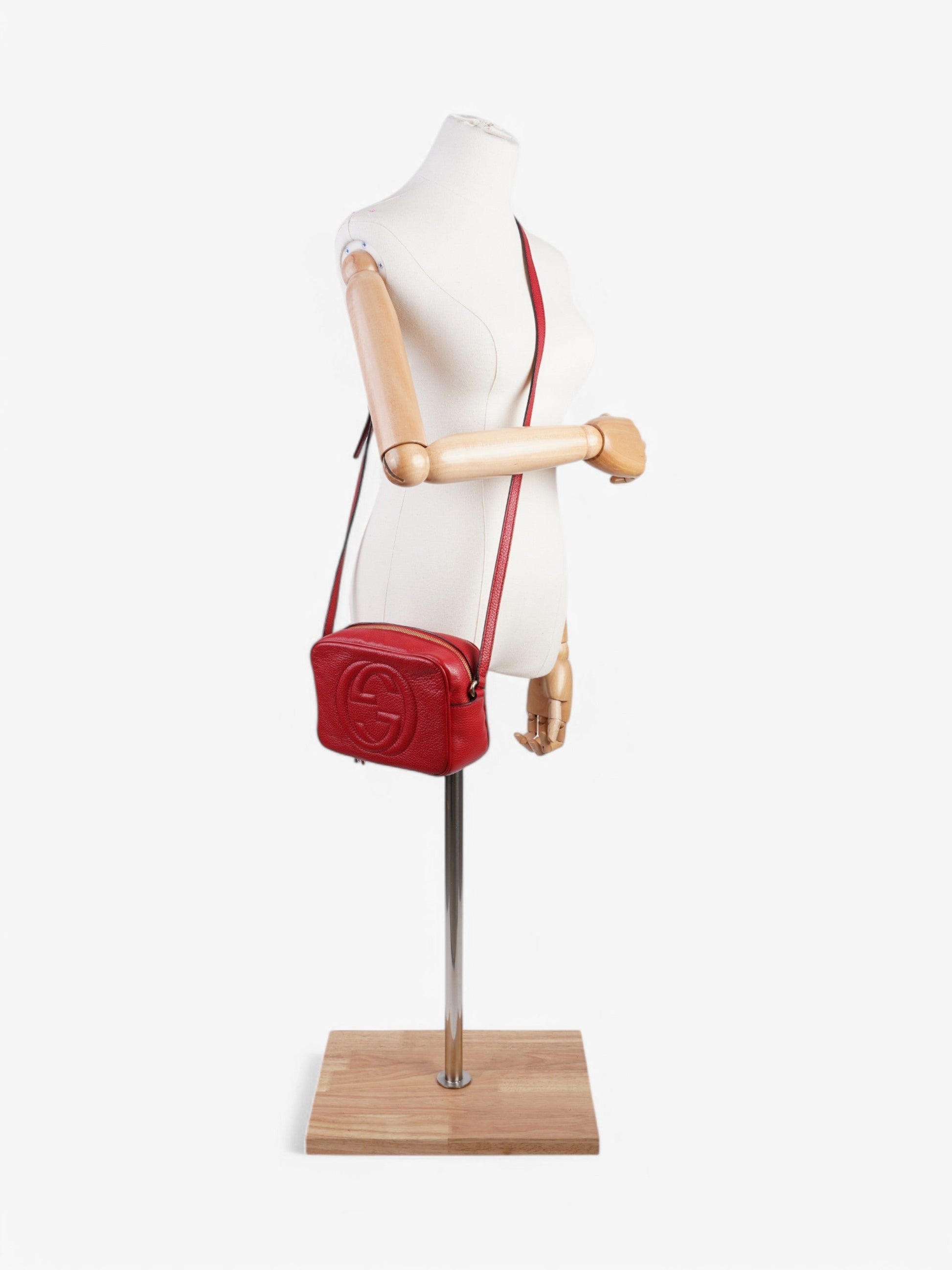 Gucci Soho Disco Bag Leather Red Shoulder Bag