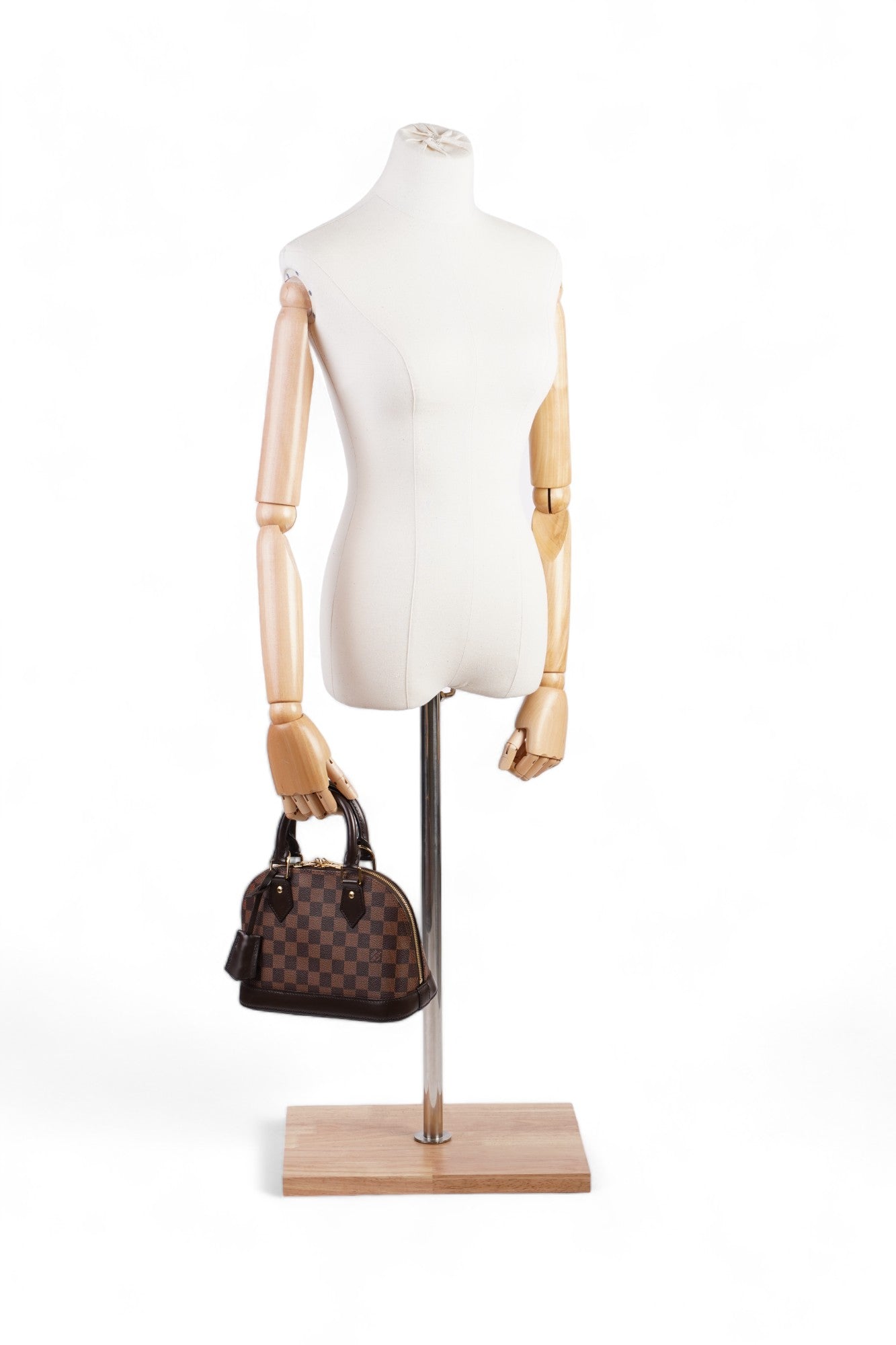 Louis Vuitton Alma Ebene Coated BB Damier Canvas Coated Canvas Apparel Bb 3