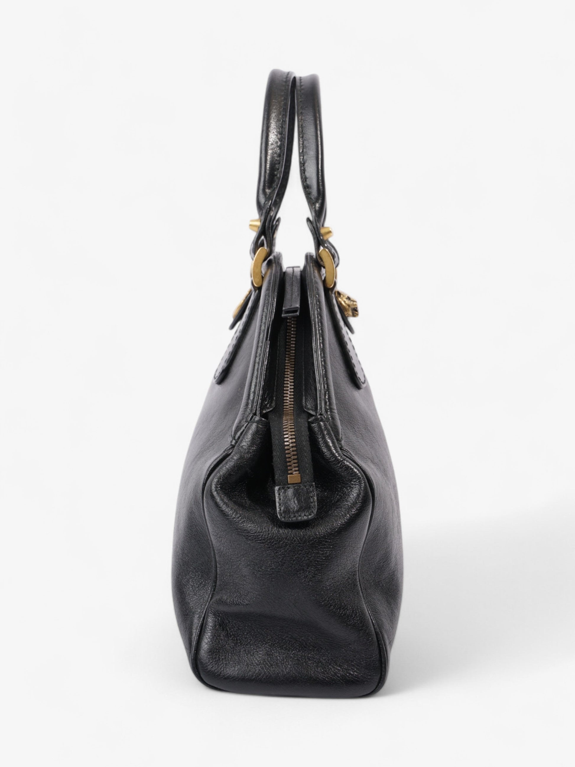 Gucci Rebelle Xl Shoulder Bag Leather Black