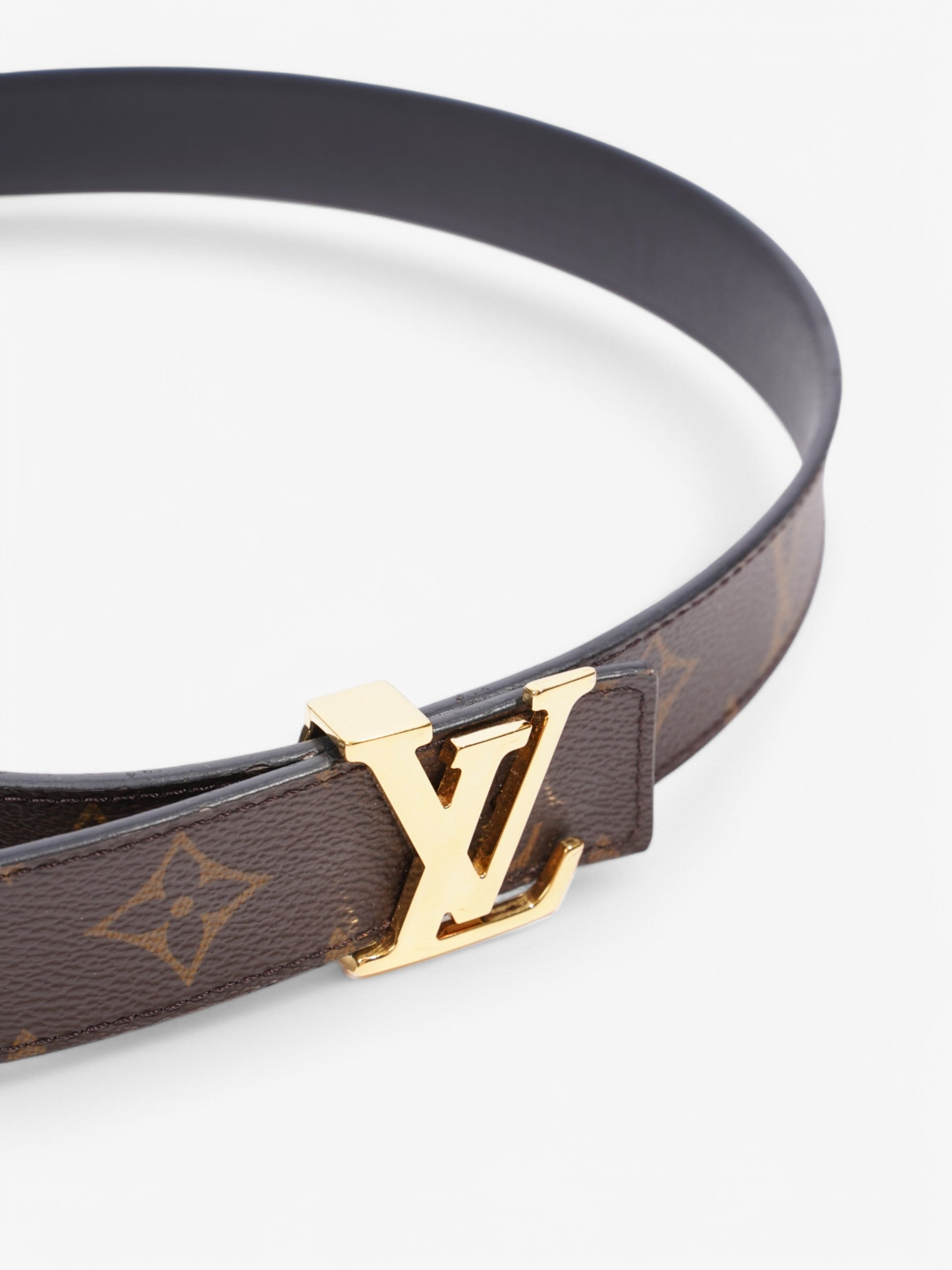 Louis Vuitton Initiales Reversible Coated 85cm 34" Monogram Canvas Black Gold Apparel