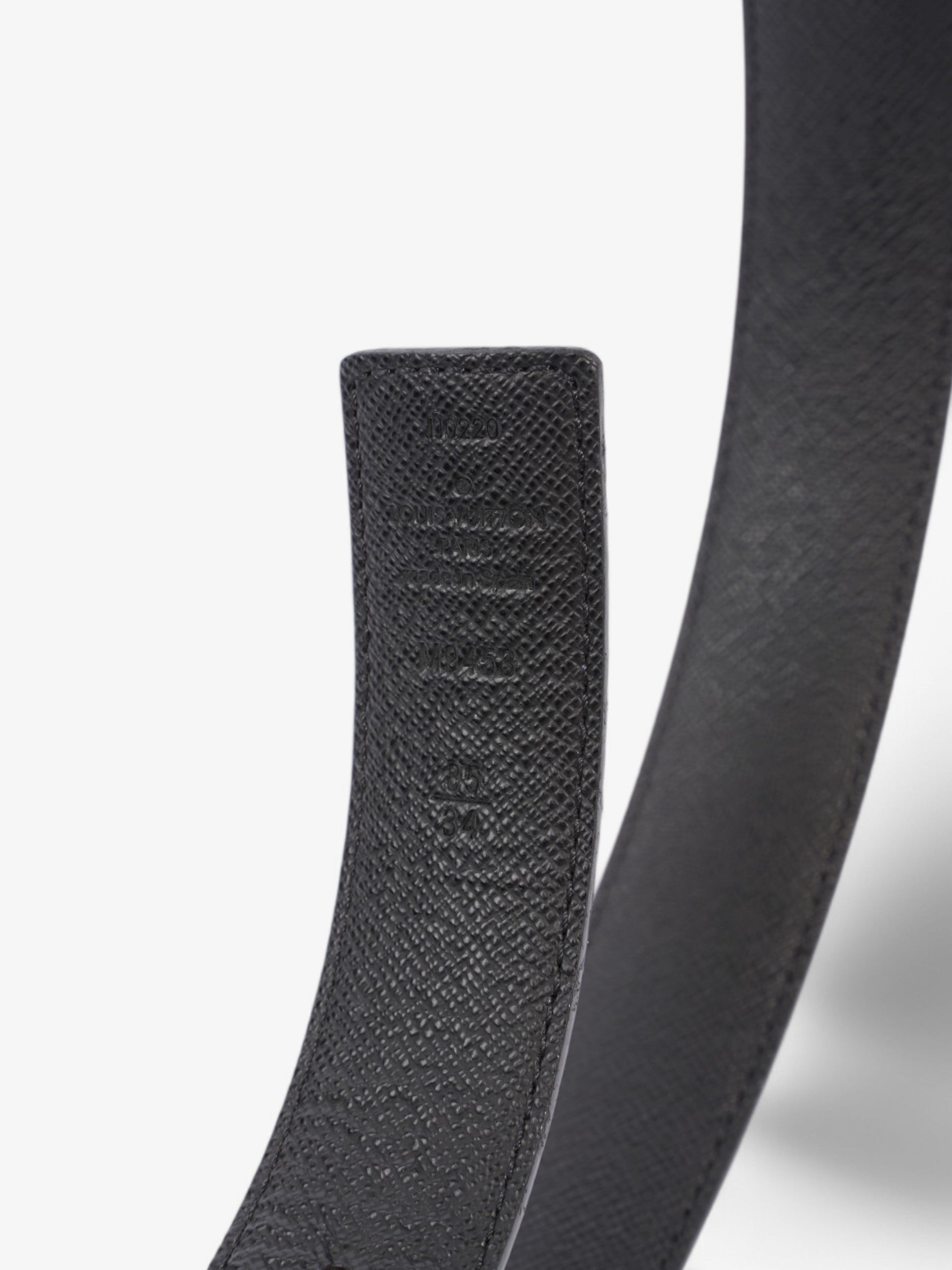 Louis Vuitton Initiales Reversible Coated 85cm 34" Monogram Canvas Black Gold Apparel