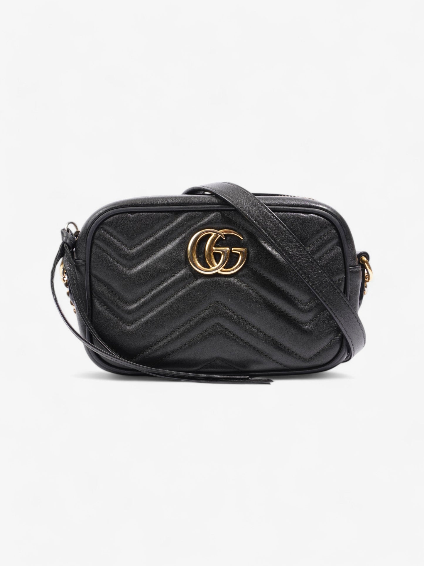 Gucci Marmont Mini Crossbody Bag Leather Matelasse 13