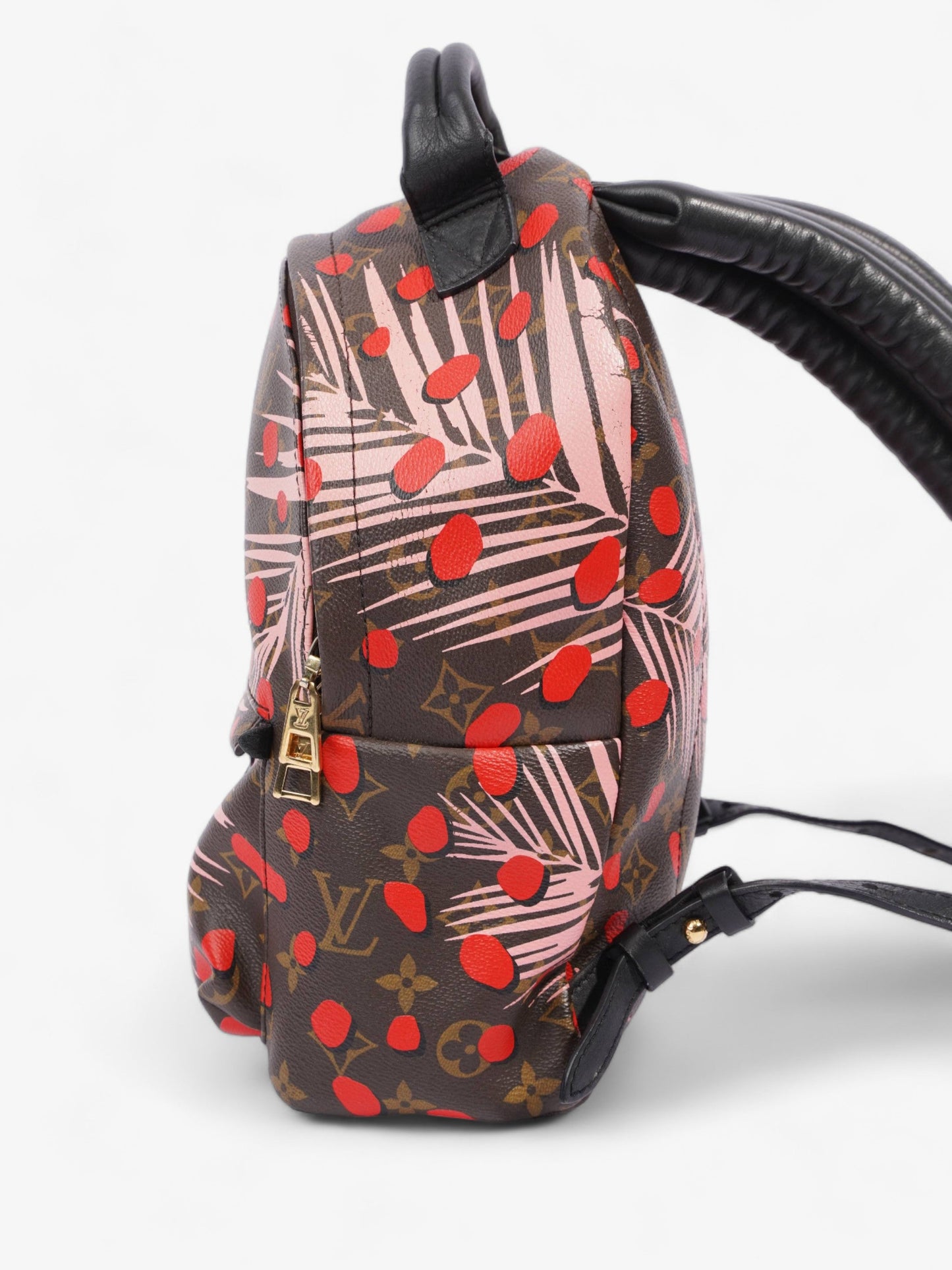 Louis Vuitton Jungle Dot Palm Springs Coated Monogram Canvas Coated Canvas Red Apparel