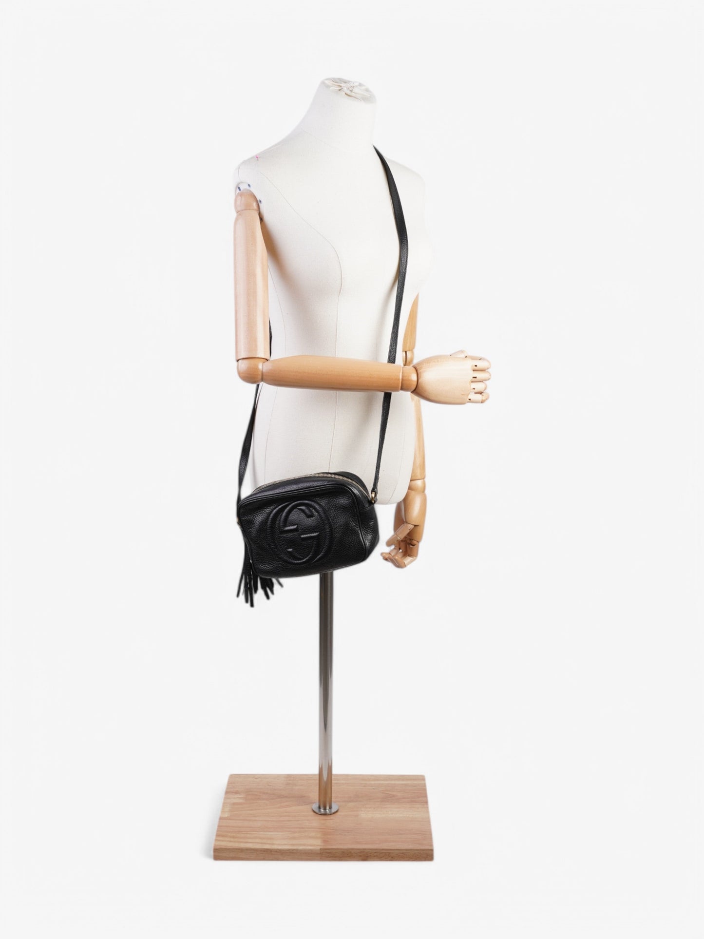 Gucci Soho Disco Bag Calfskin Leather Black Crossbody Bag Small 1