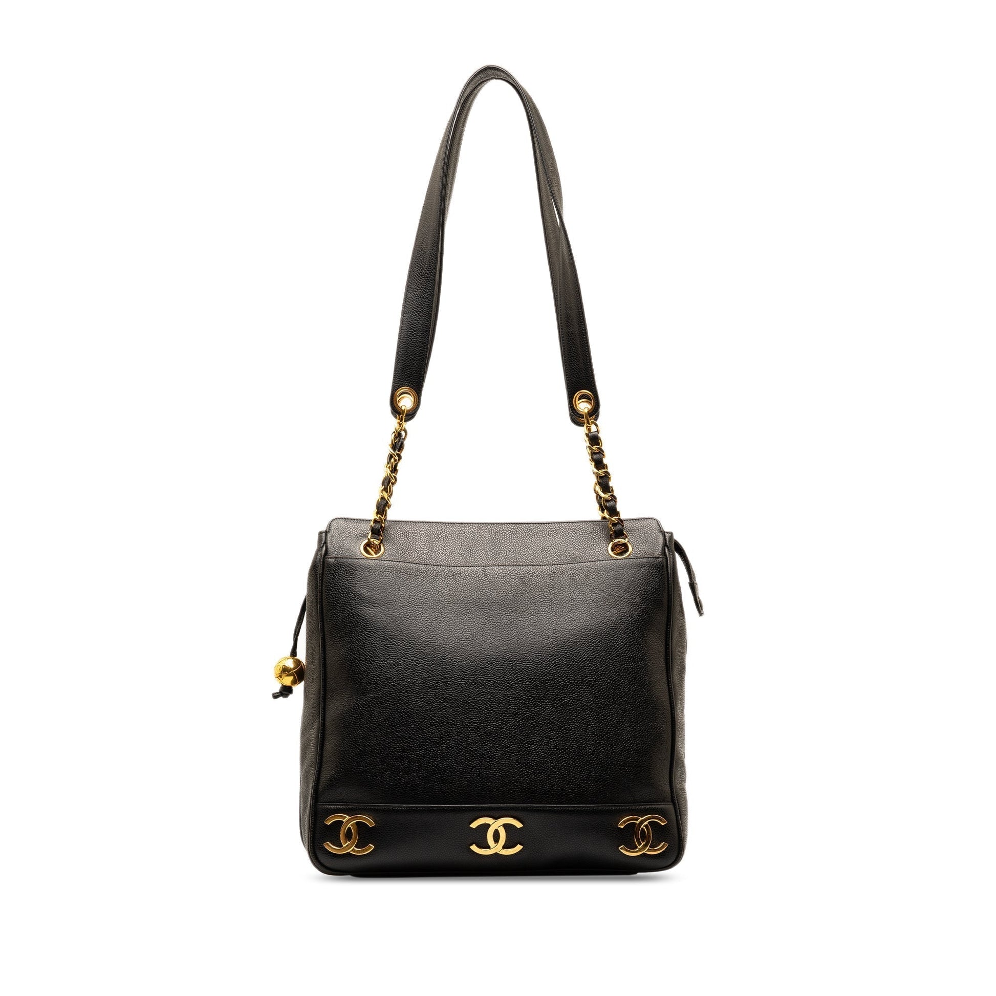 CHANEL Triple CC Caviar Tote Tote Bag