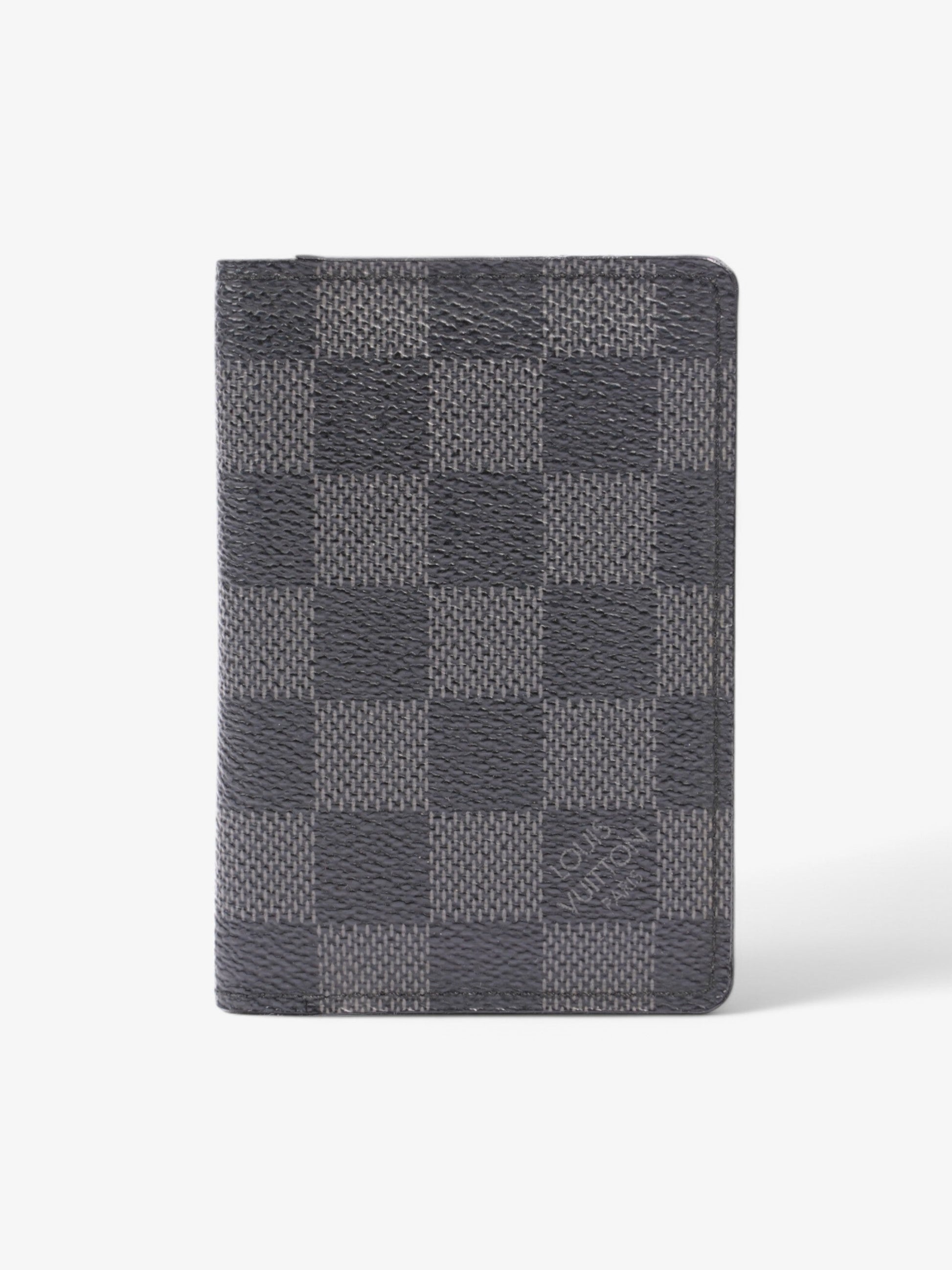Louis Vuitton Card Holder Graphite Coated Damier Canvas Coated Canvas Wallet Case Canvas 4