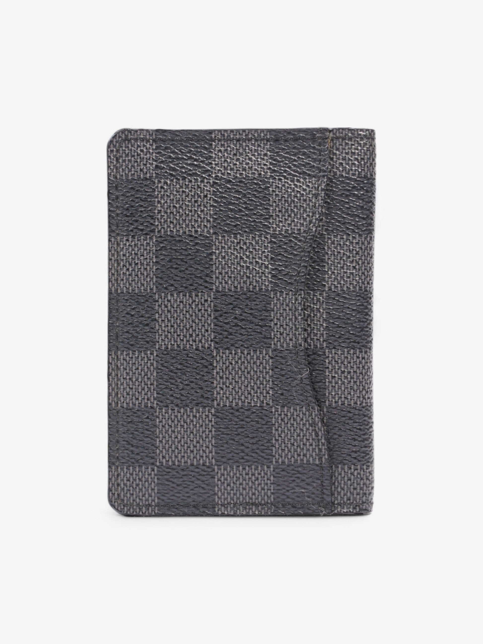 Louis Vuitton Card Holder Graphite Coated Damier Canvas Coated Canvas Wallet Case Canvas 4