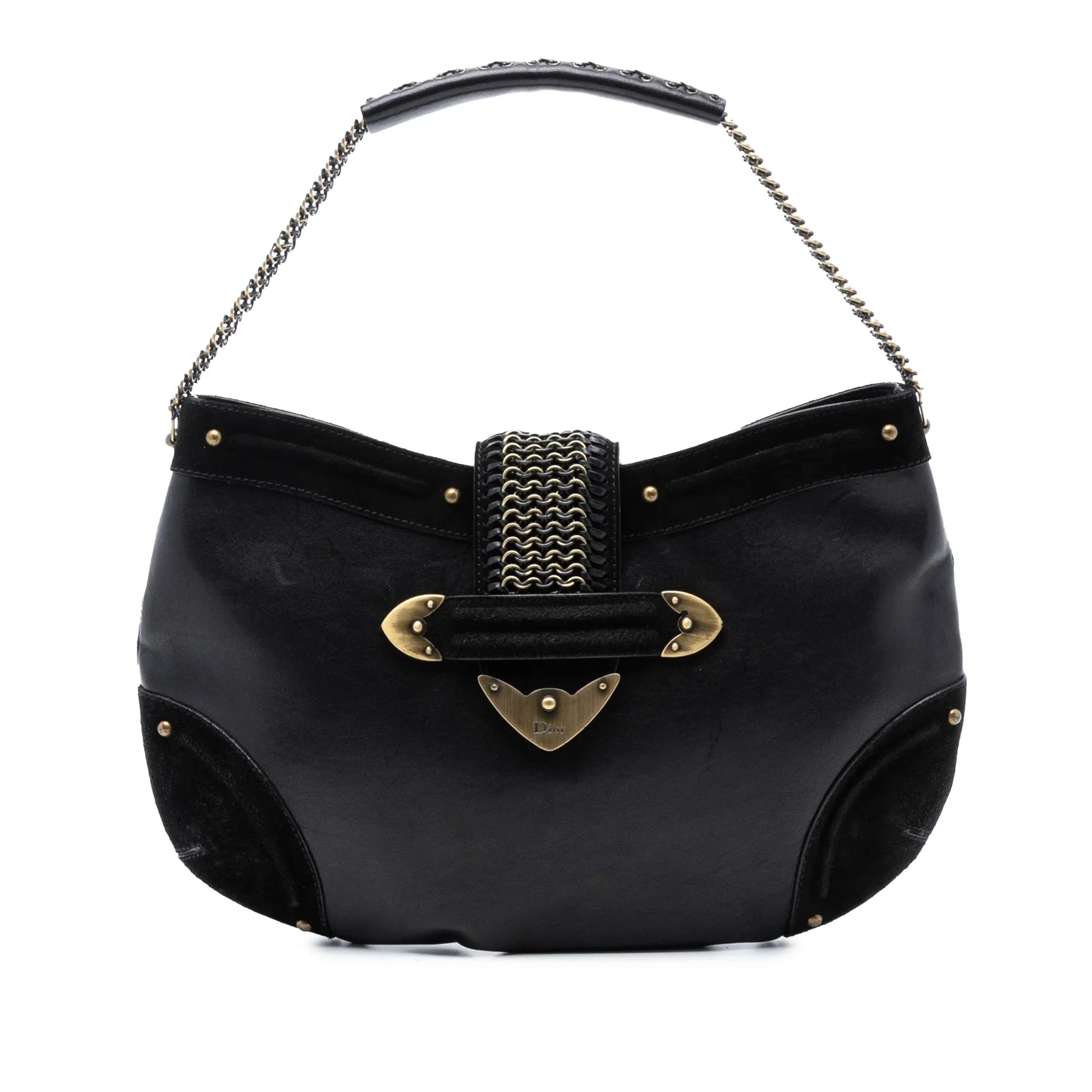 Dior Handbag Jeanne Hobo Leather Black Hobo Bag