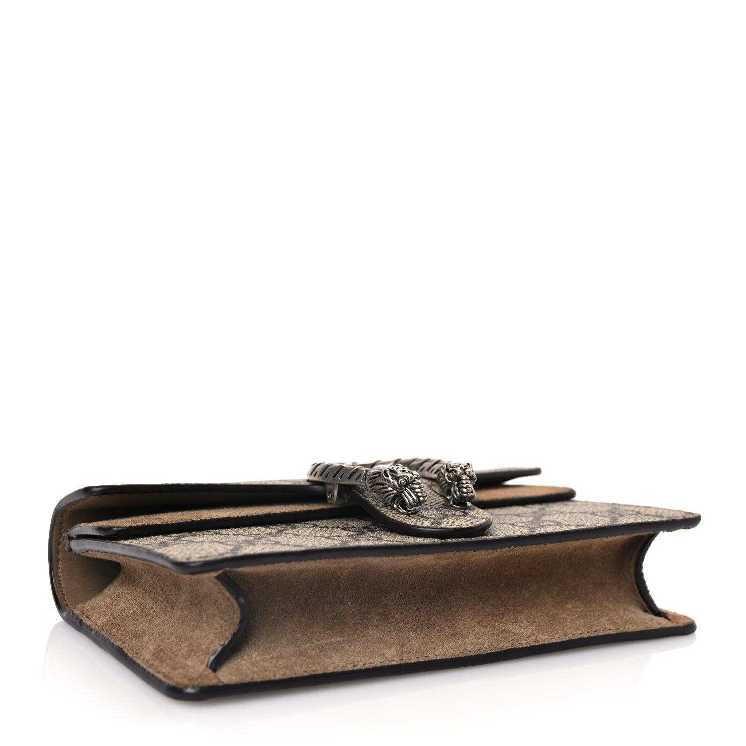 Gucci GG Supreme Monogram Super Mini Dionysus Shoulder Bag Taupe