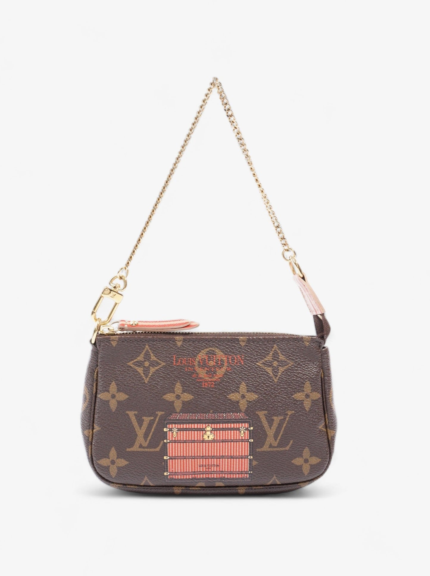 Louis Vuitton Pochette Accessoires Limited Edition Coated Monogram Canvas Coated Canvas Apparel