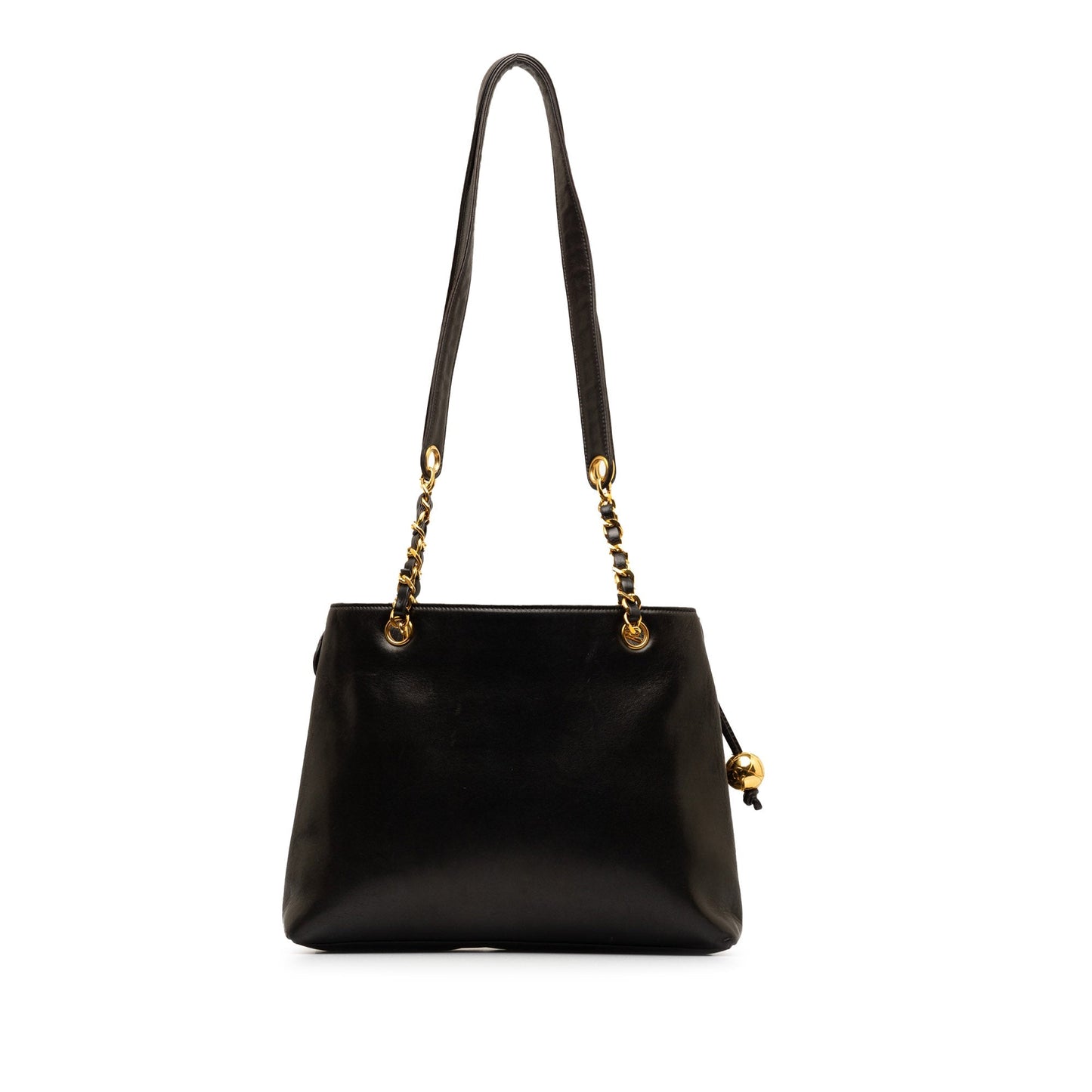 CHANEL CC Lambskin Front Pocket Tote Bag