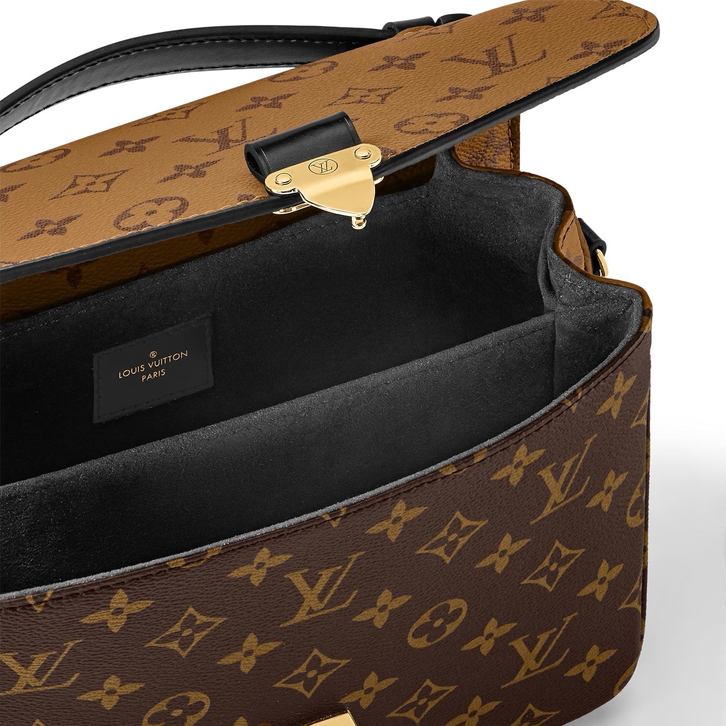 Louis Vuitton REVERSE POCHETTE MÉTIS Monogram Clutch Bag