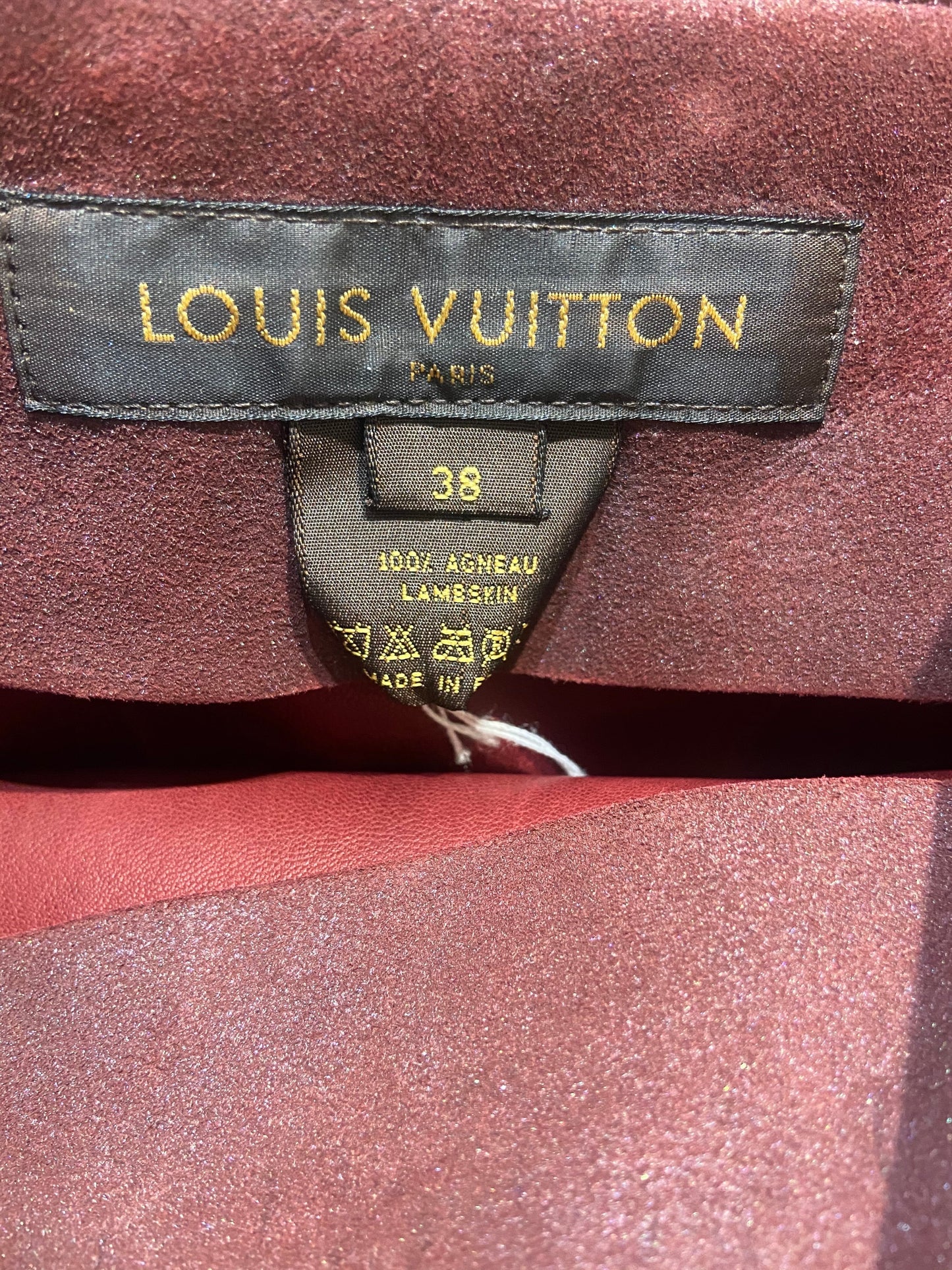 Louis Vuitton BELTED AGNEAU SKIRT Lambskin Apparel