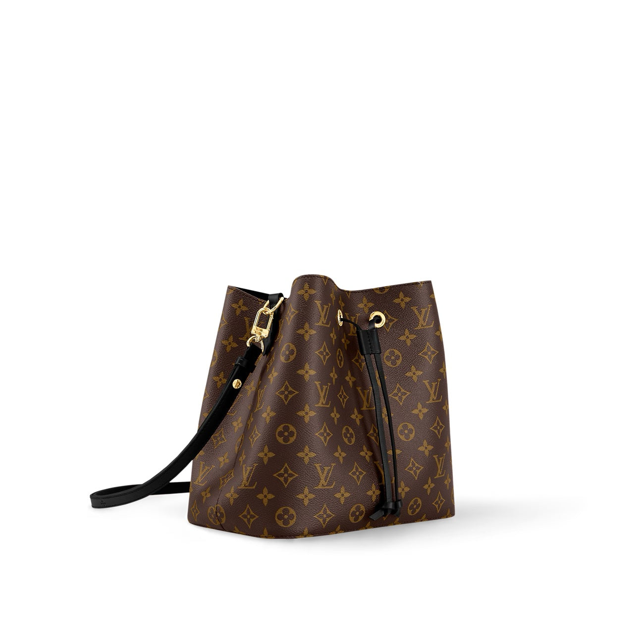 Louis Vuitton NOÉNOE MM Monogram Black Shoulder Bag