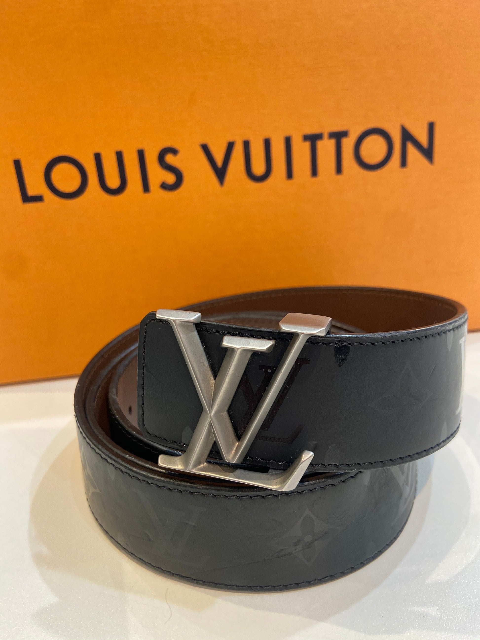 Louis Vuitton BUCKLE BELT Monogram Black