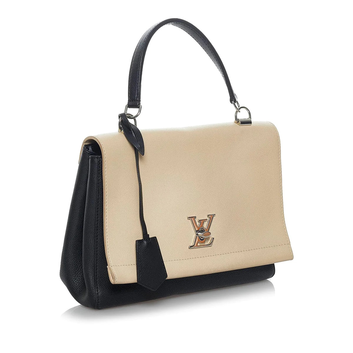 Louis Vuitton LOCKME II Leather Calfskin Handbag
