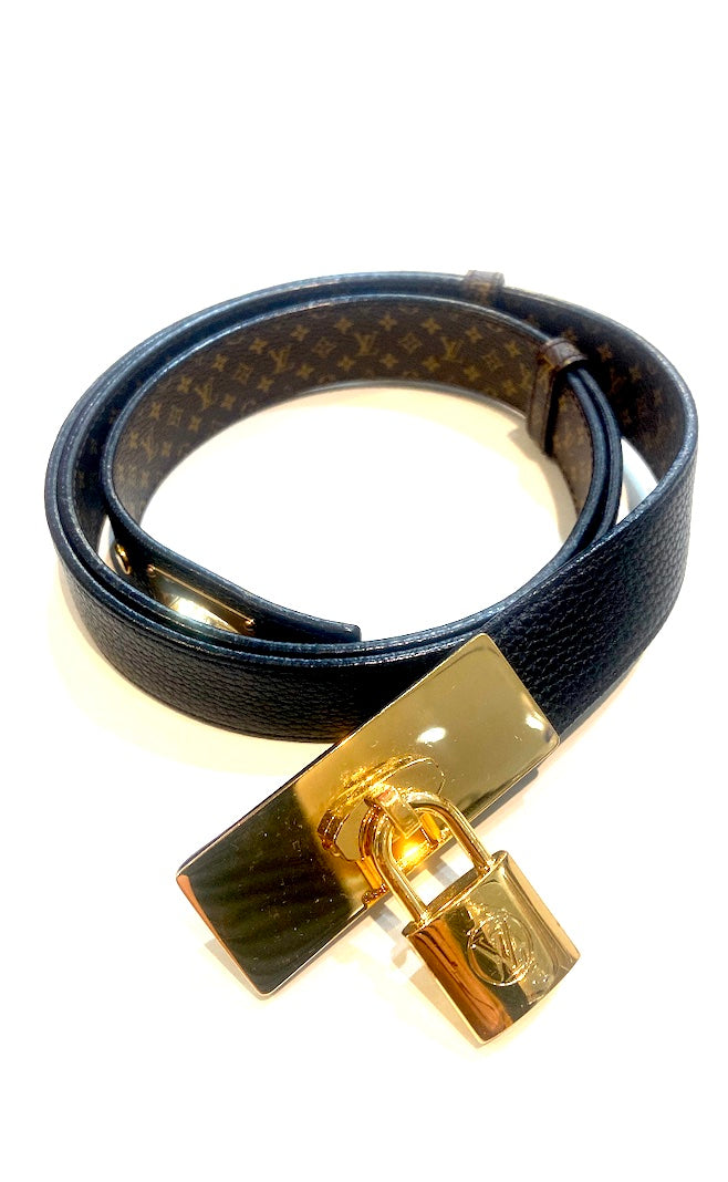 Louis Vuitton LOCK ME BELT Monogram Calfskin