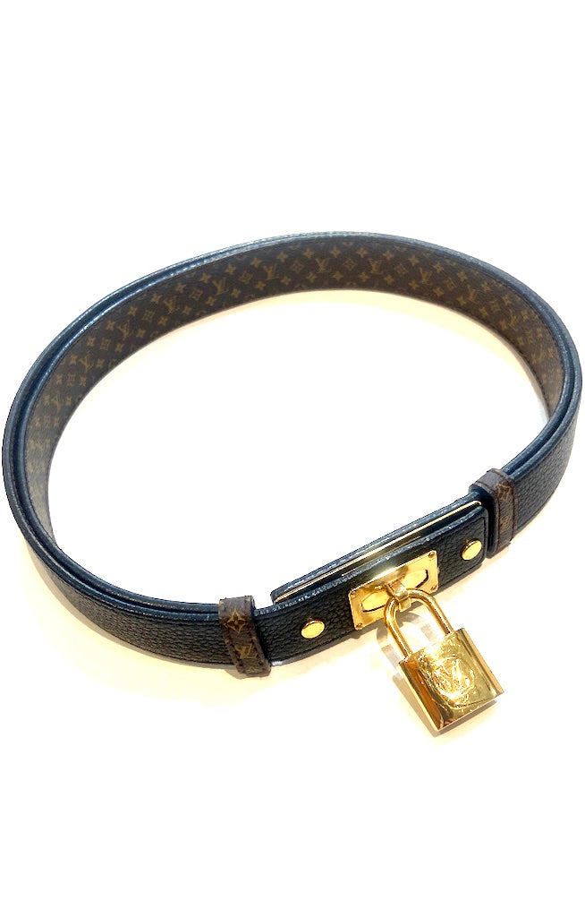 Louis Vuitton LOCK ME BELT Monogram Calfskin