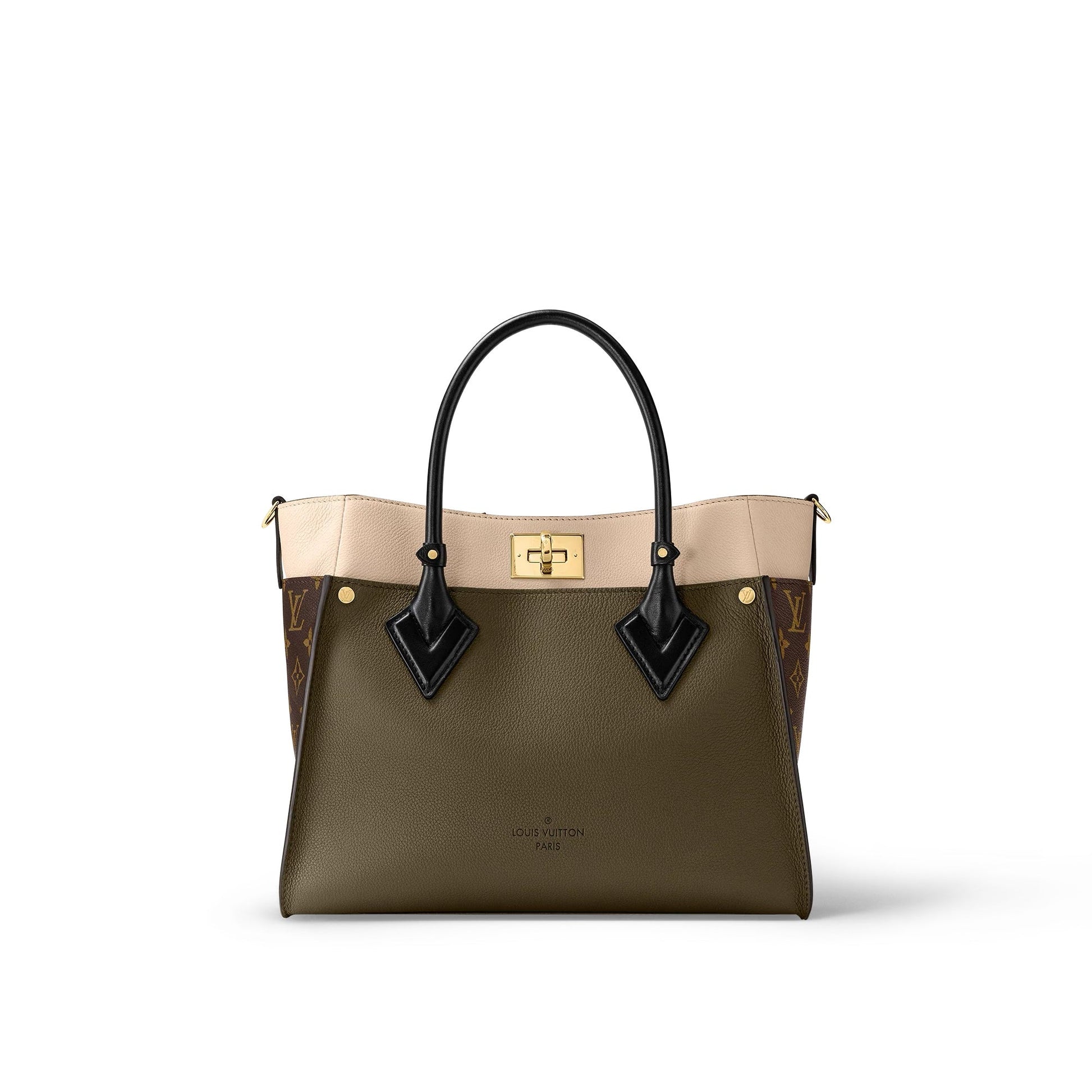 Louis Vuitton ON MY SIDE MM Monogram Calfskin Tote Bag