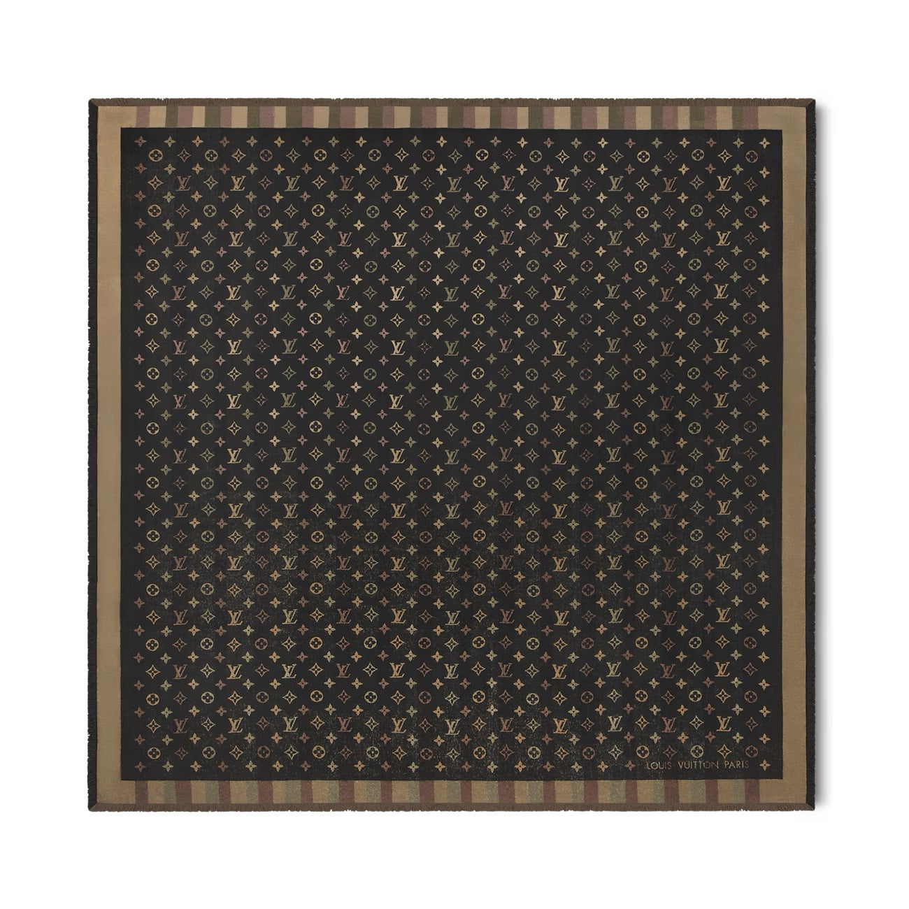 Louis Vuitton CHALE SO SHINE SILK SCARF Monogram