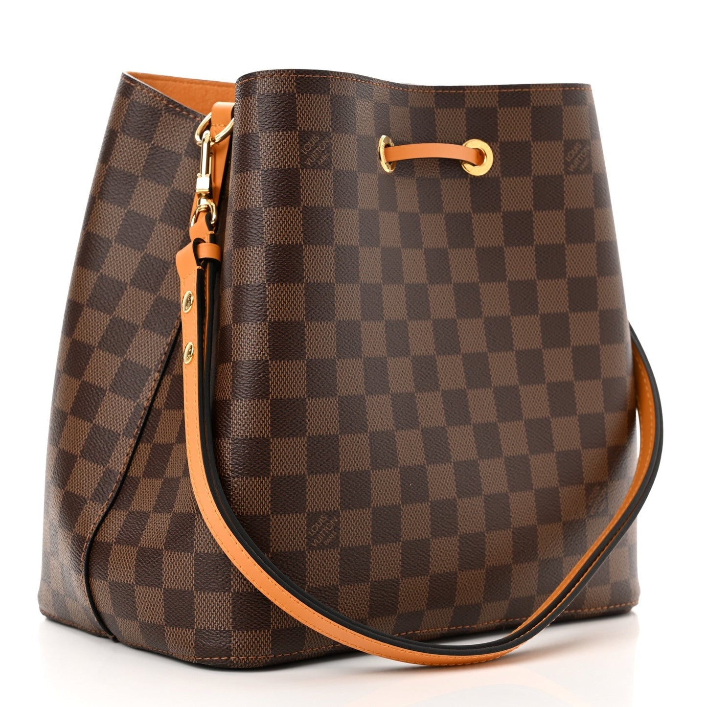 Louis Vuitton EBENE NEONEO MM SAFRAN Damier Handbag