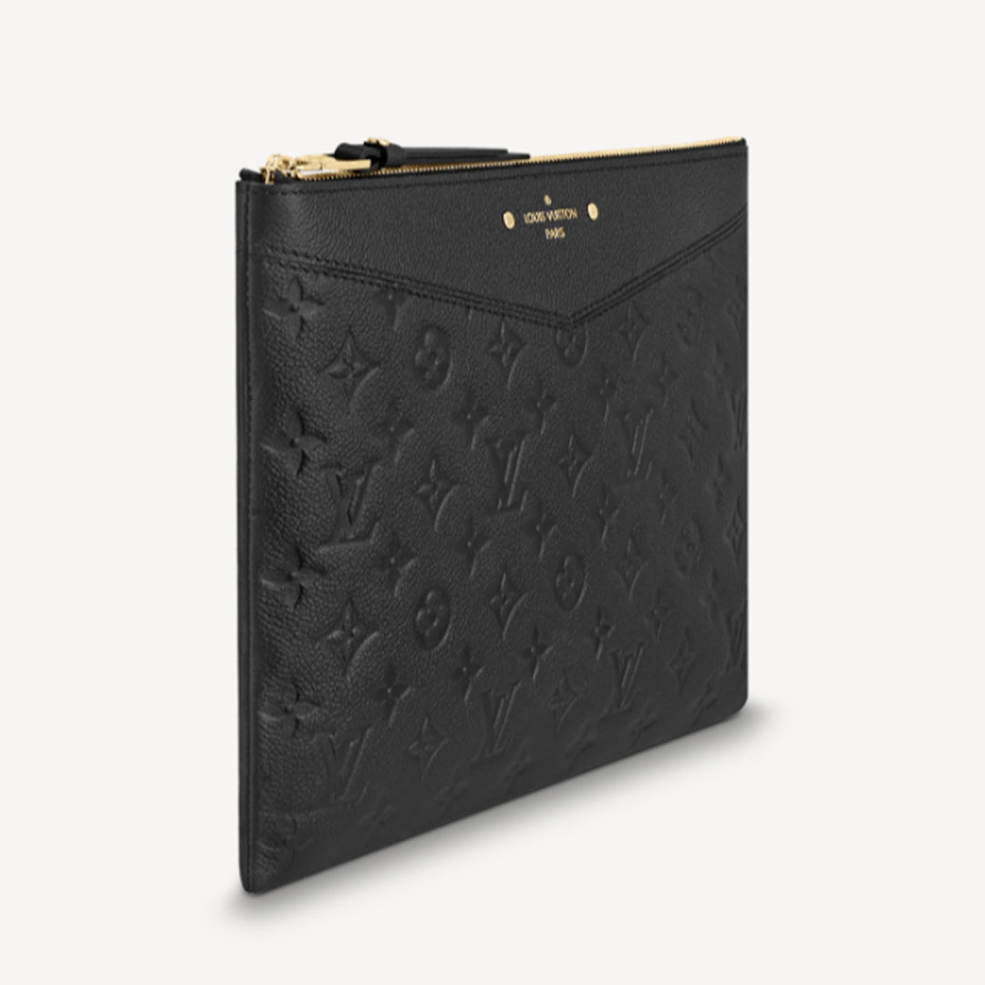 Louis Vuitton DAILY Monogram Empreinte Leather Clutch Bag