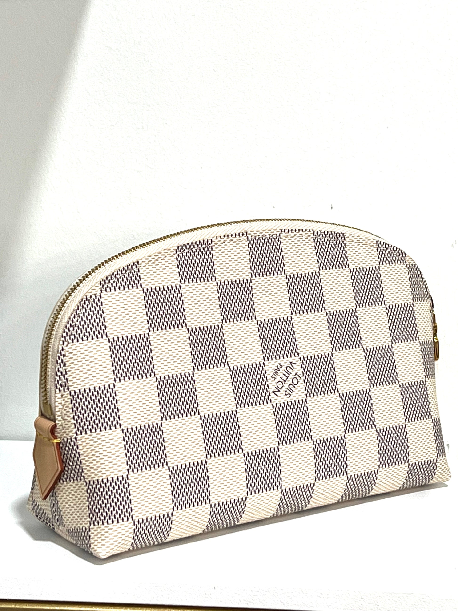 Louis Vuitton AZUR COSMETIC Damier Handbag