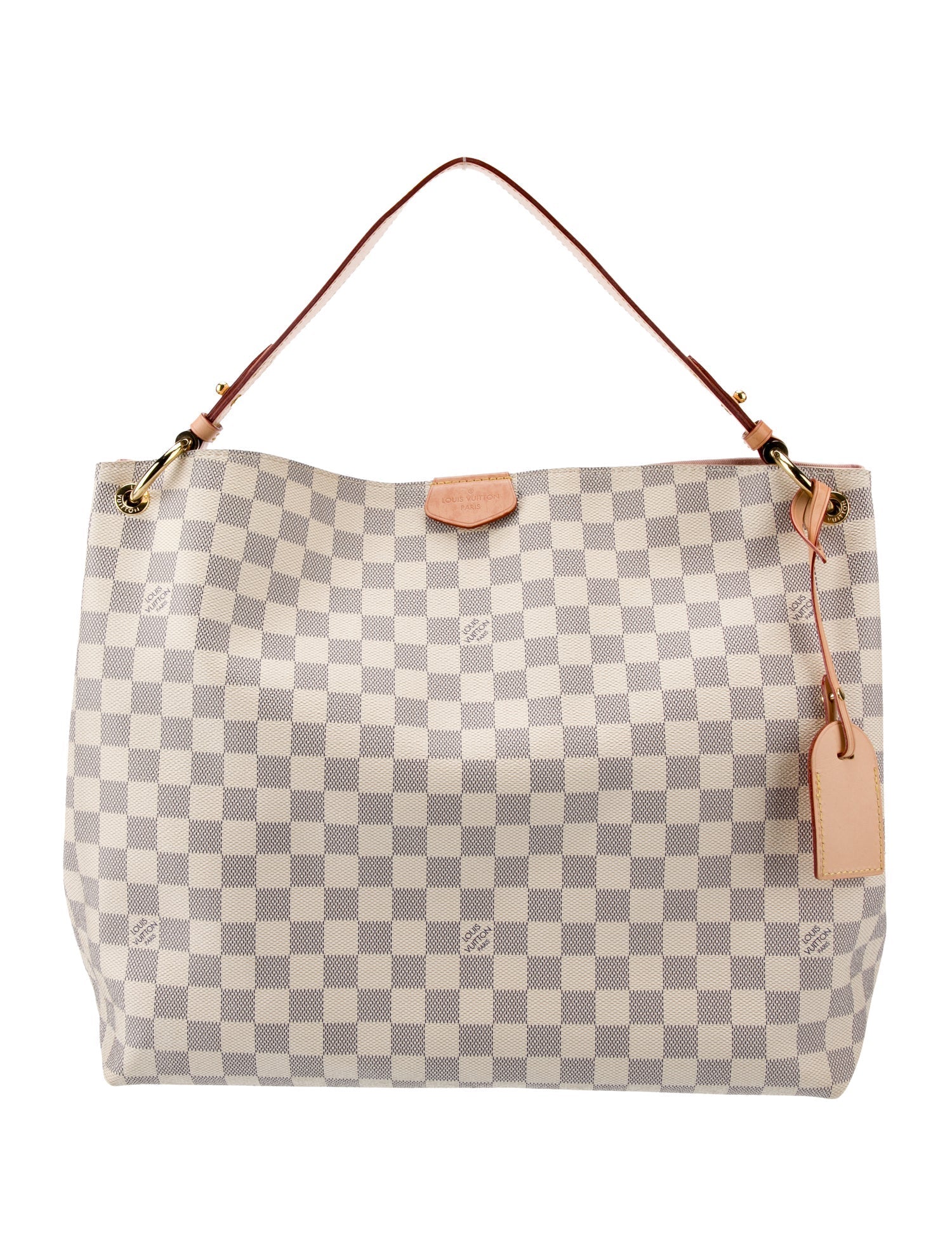 Louis Vuitton AZUR GRACEFUL MM HOBO Damier Shoulder Bag