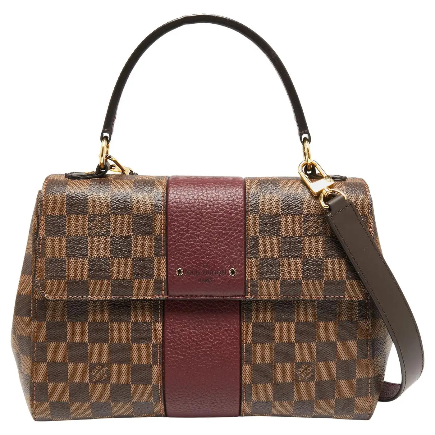 Louis Vuitton EBENE BOND STREET BORDEAUX Damier Shoulder Bag