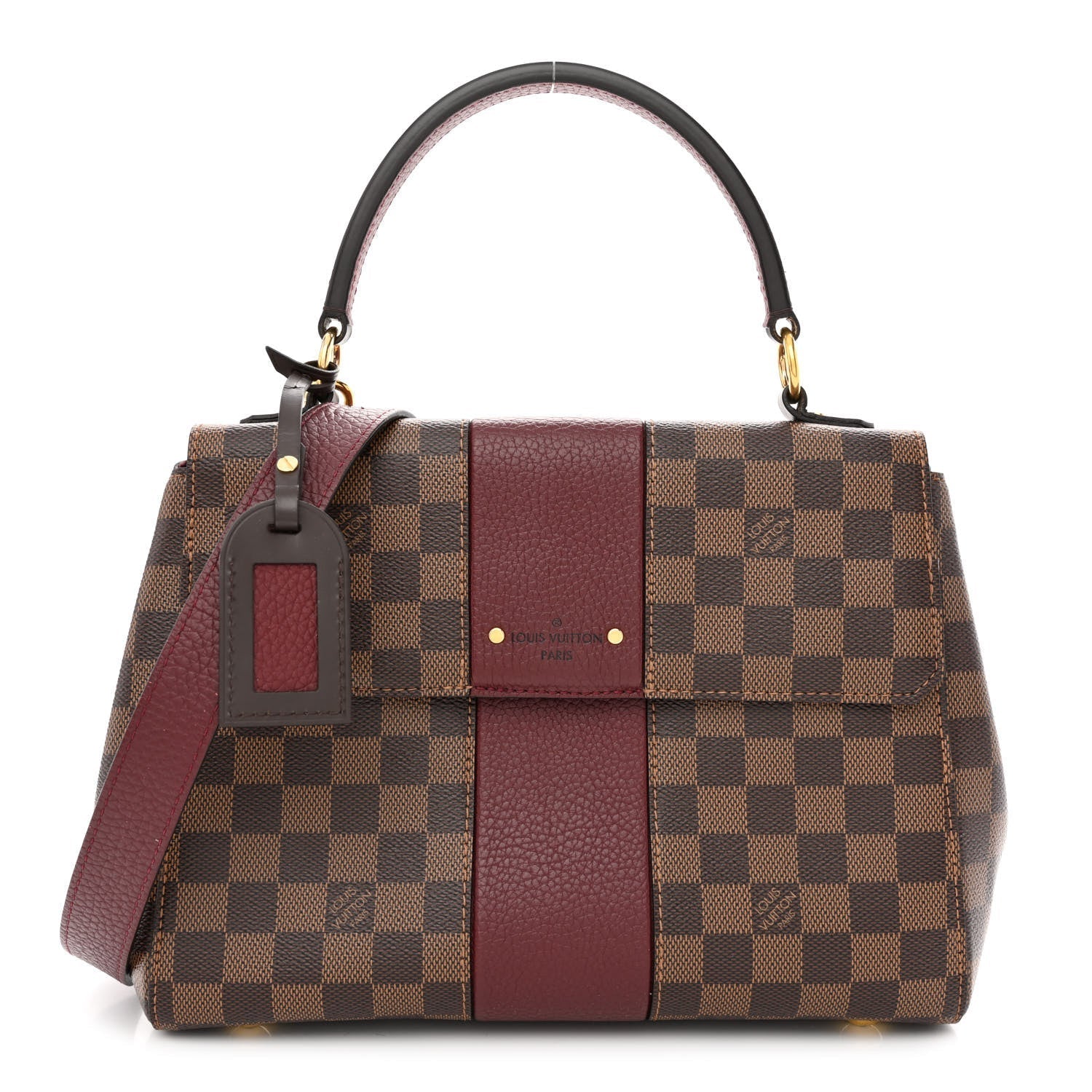 Louis Vuitton EBENE BOND STREET BORDEAUX Damier Shoulder Bag