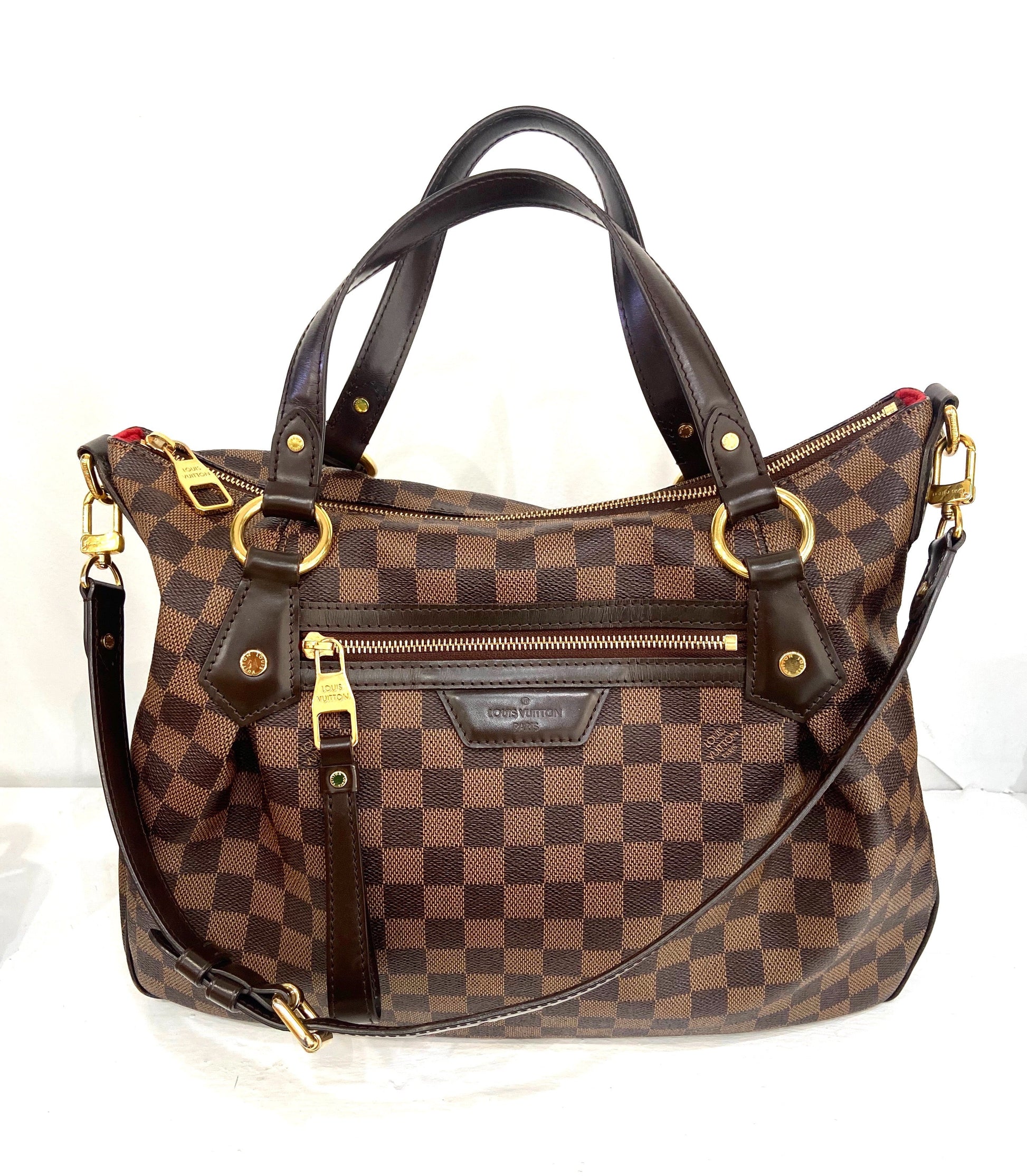 Louis Vuitton EBENE EVORA GM Damier Shoulder Bag