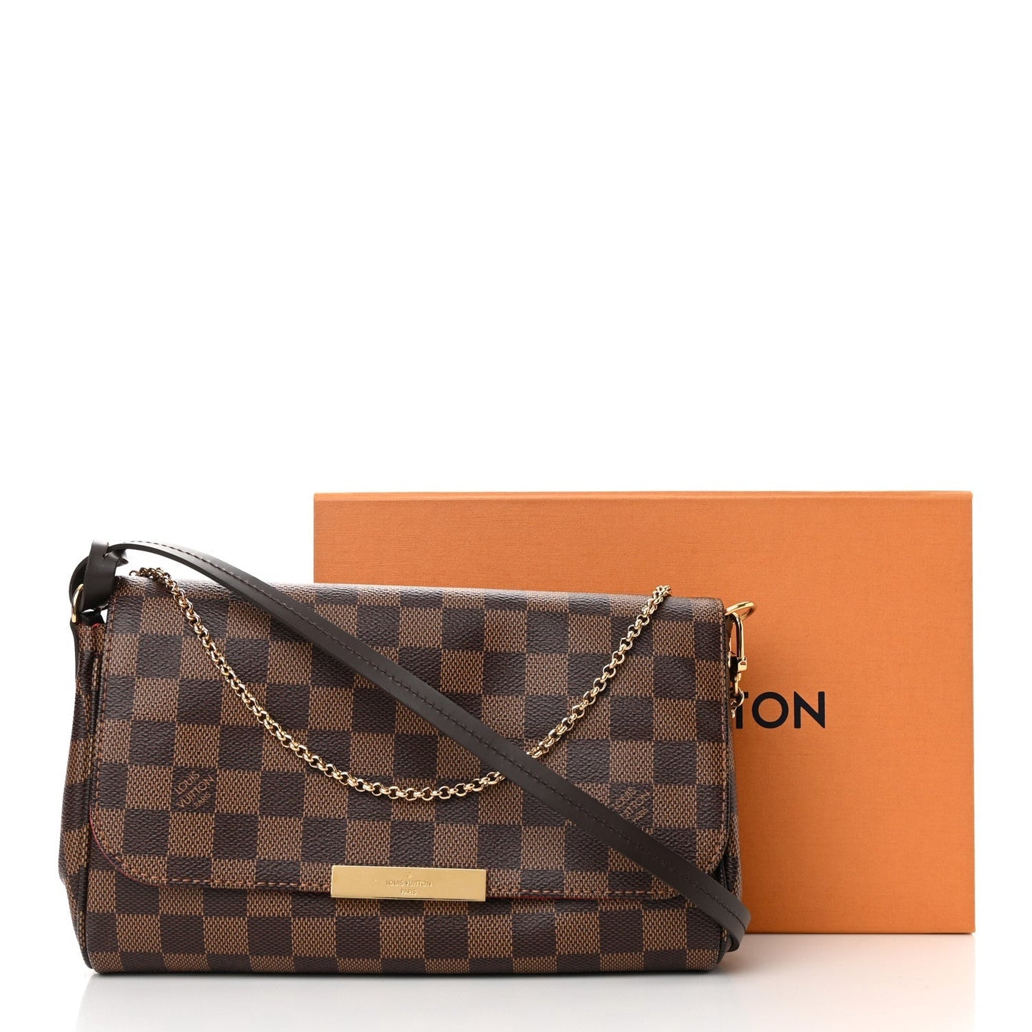 Louis Vuitton EBENE FAVORITE MM Damier Handbag