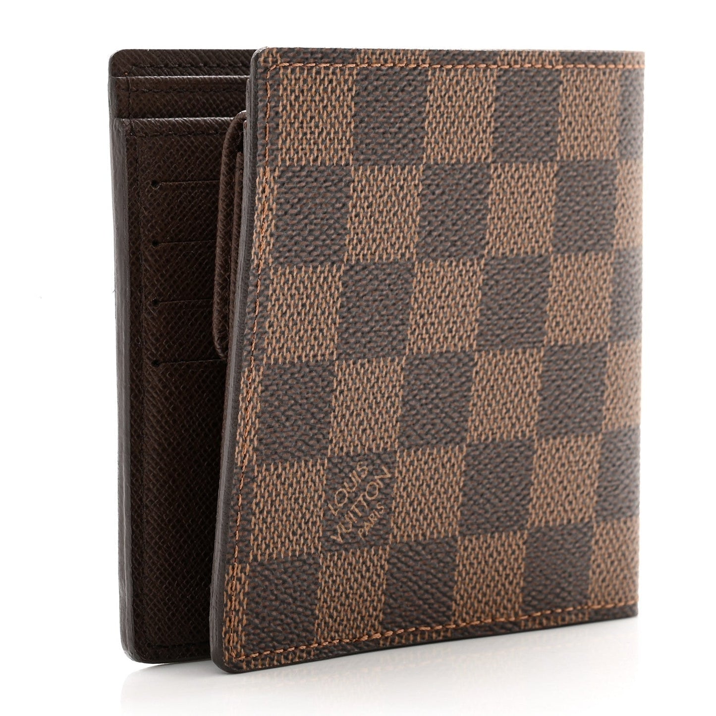 Louis Vuitton EBENE MARCO BI-FOLD Damier Wallet Case