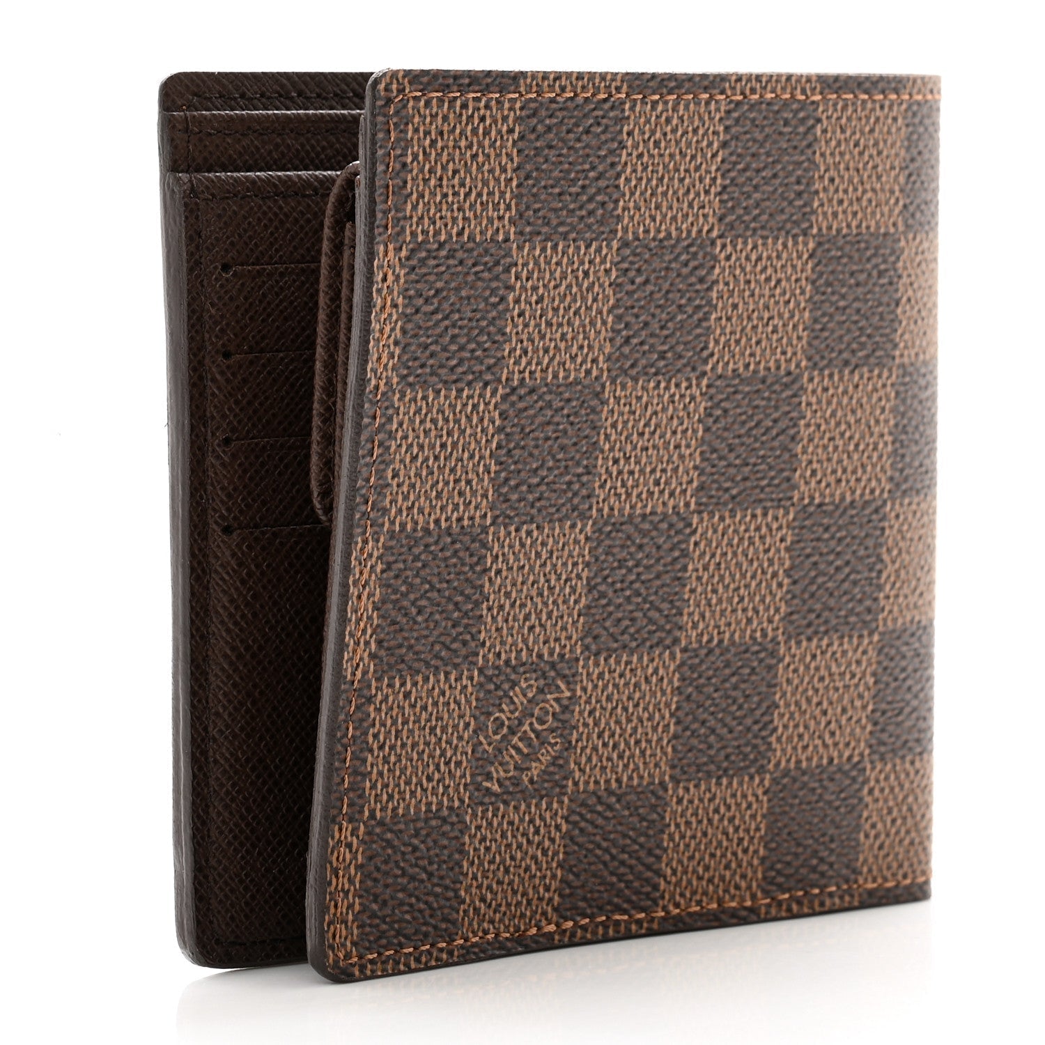Louis Vuitton EBENE MARCO BI-FOLD Damier Wallet Case