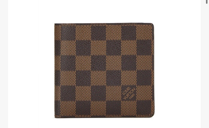 Louis Vuitton EBENE MARCO BI-FOLD Damier Wallet Case