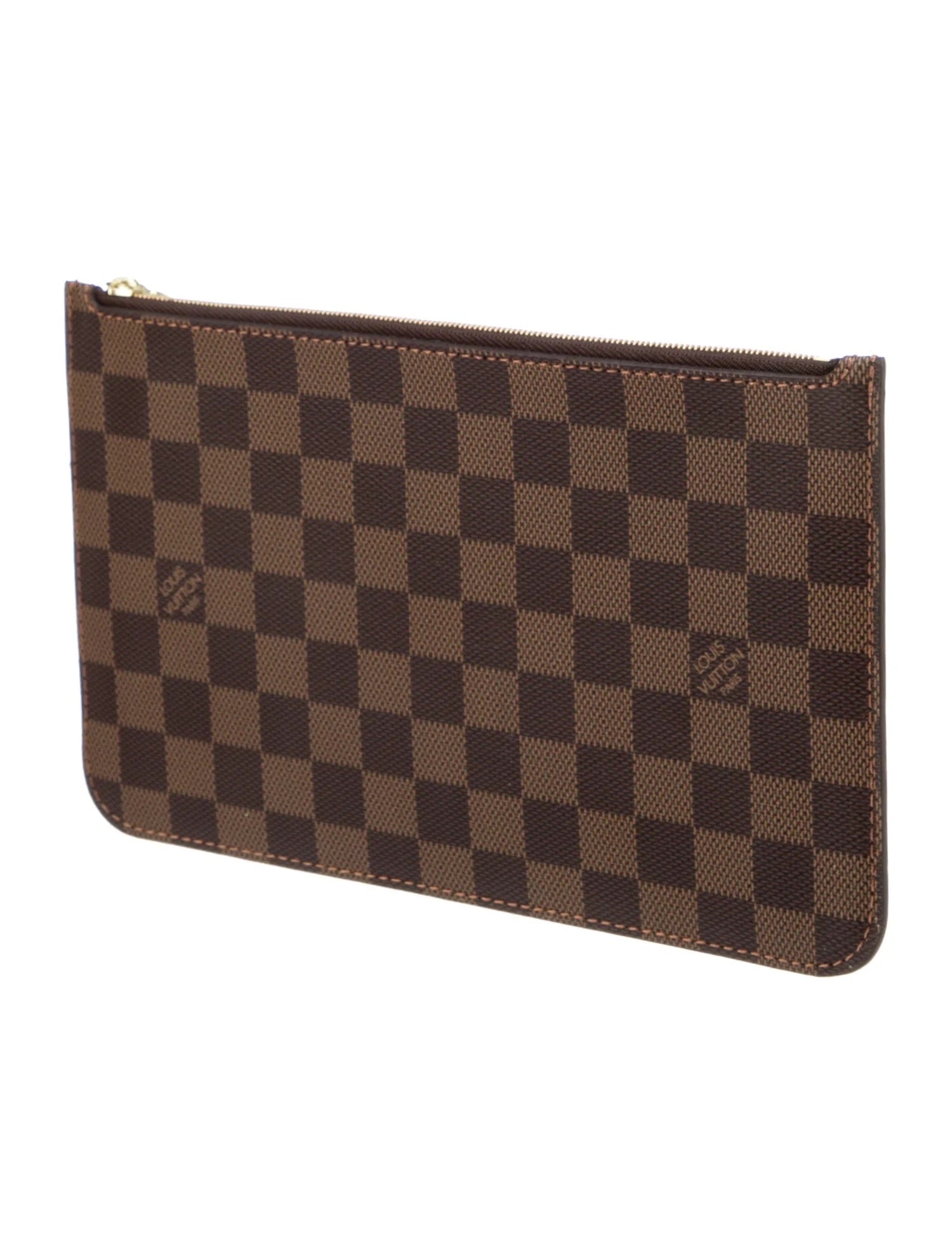 Louis Vuitton EBENE POCHETTE Damier Neverfull Tote Bag