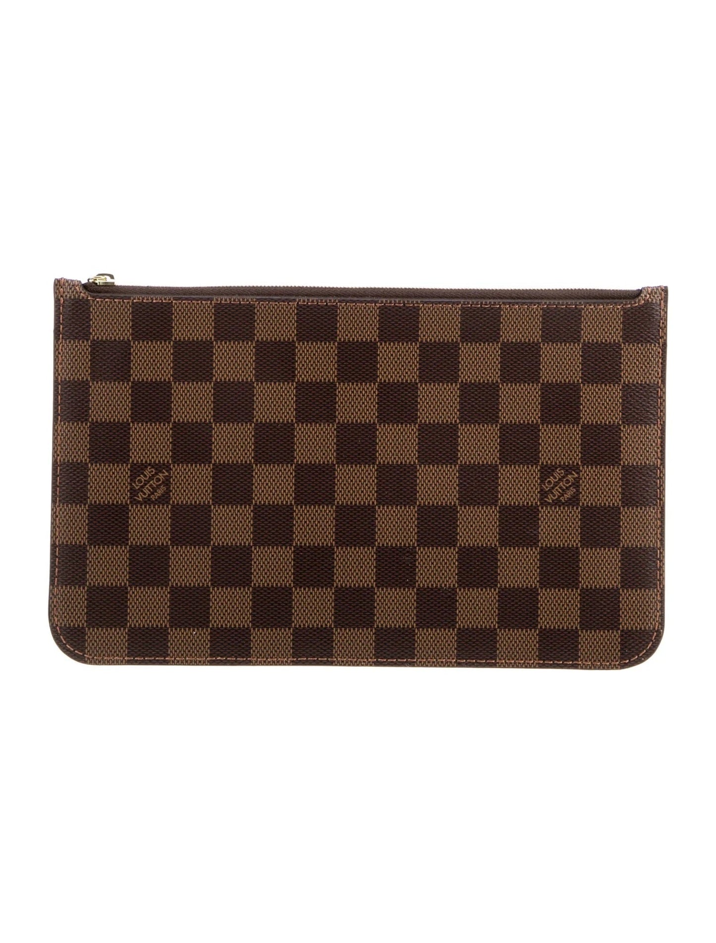 Louis Vuitton EBENE POCHETTE Damier Neverfull Tote Bag