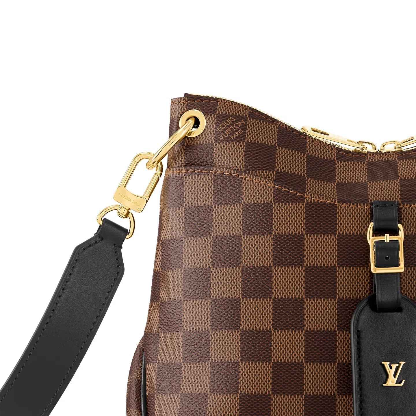 Louis Vuitton EBENE ODÉON PM Damier Black Handbag