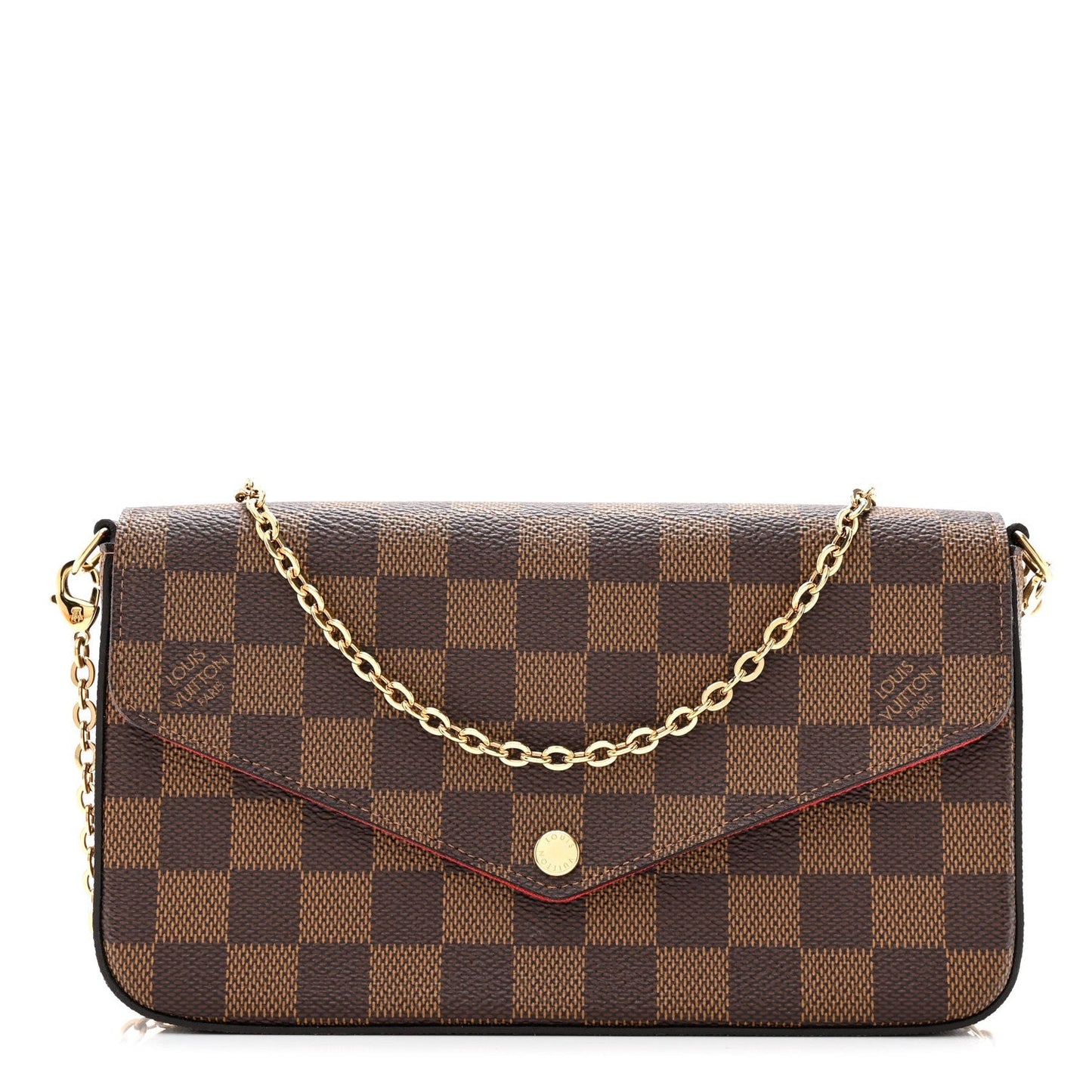 Louis Vuitton EBENE FELICIE POCHETTE Damier Wallet Case
