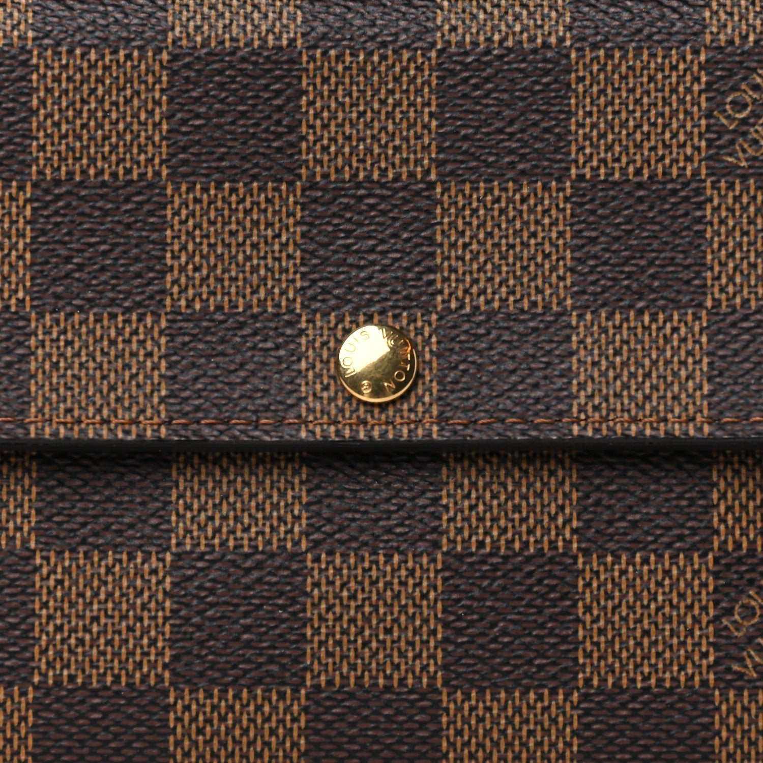 Louis Vuitton EBENE SARAH Damier Wallet Case