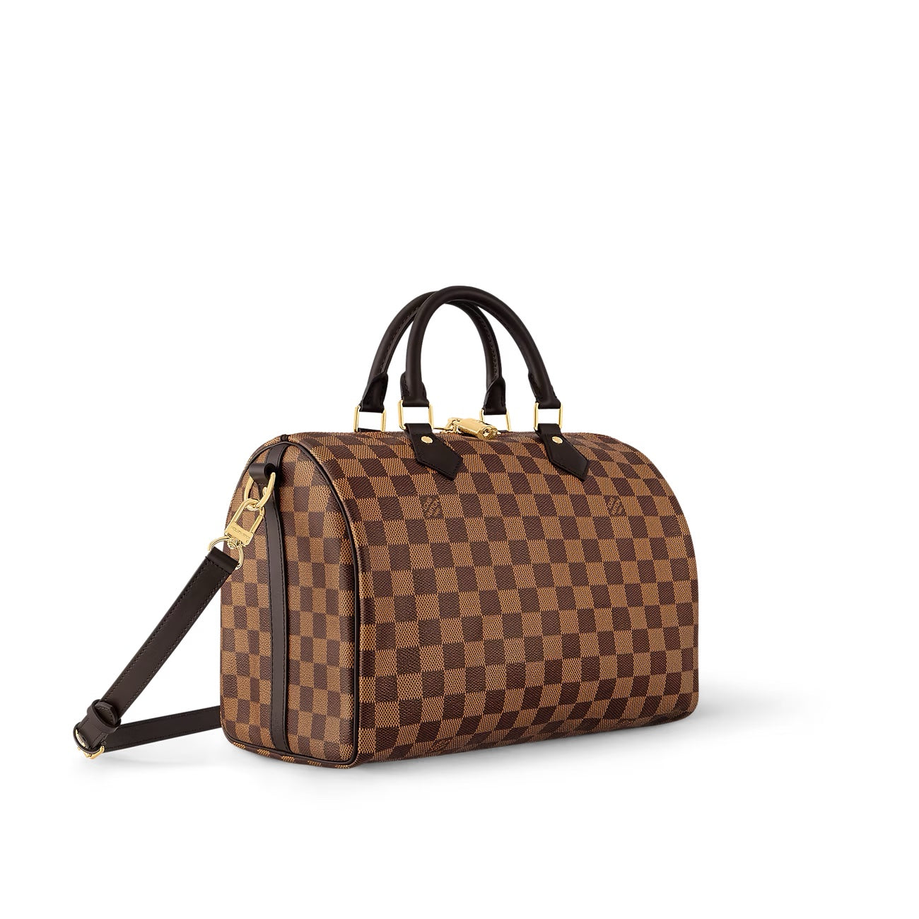 Louis Vuitton EBENE SPEEDY 30 Damier Handbag Bandouliere Bag