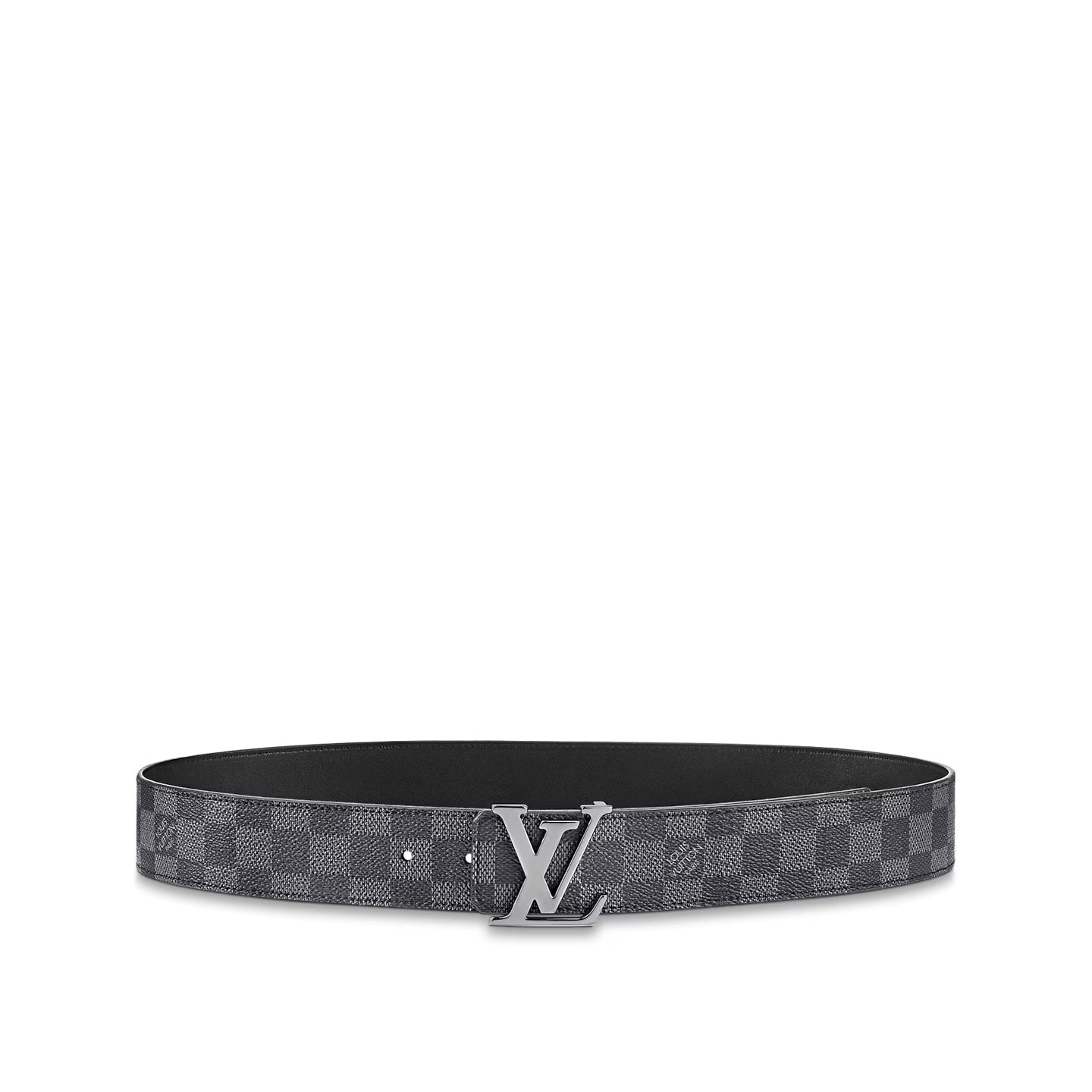 Louis Vuitton INITIALS DAMIER GRAPHITE Belt Graphite Belt